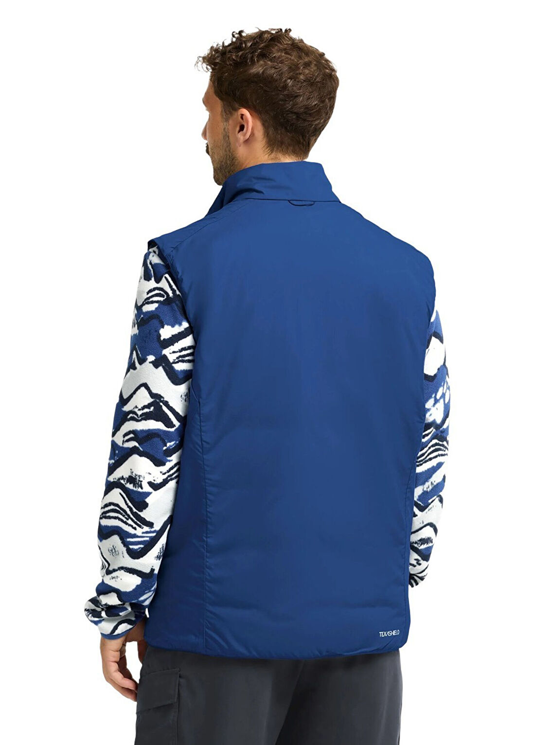 Jack Wolfskin Trail Light 2in1 Lacivert Çift Taraflı Erkek Spor Yelek görsel 4