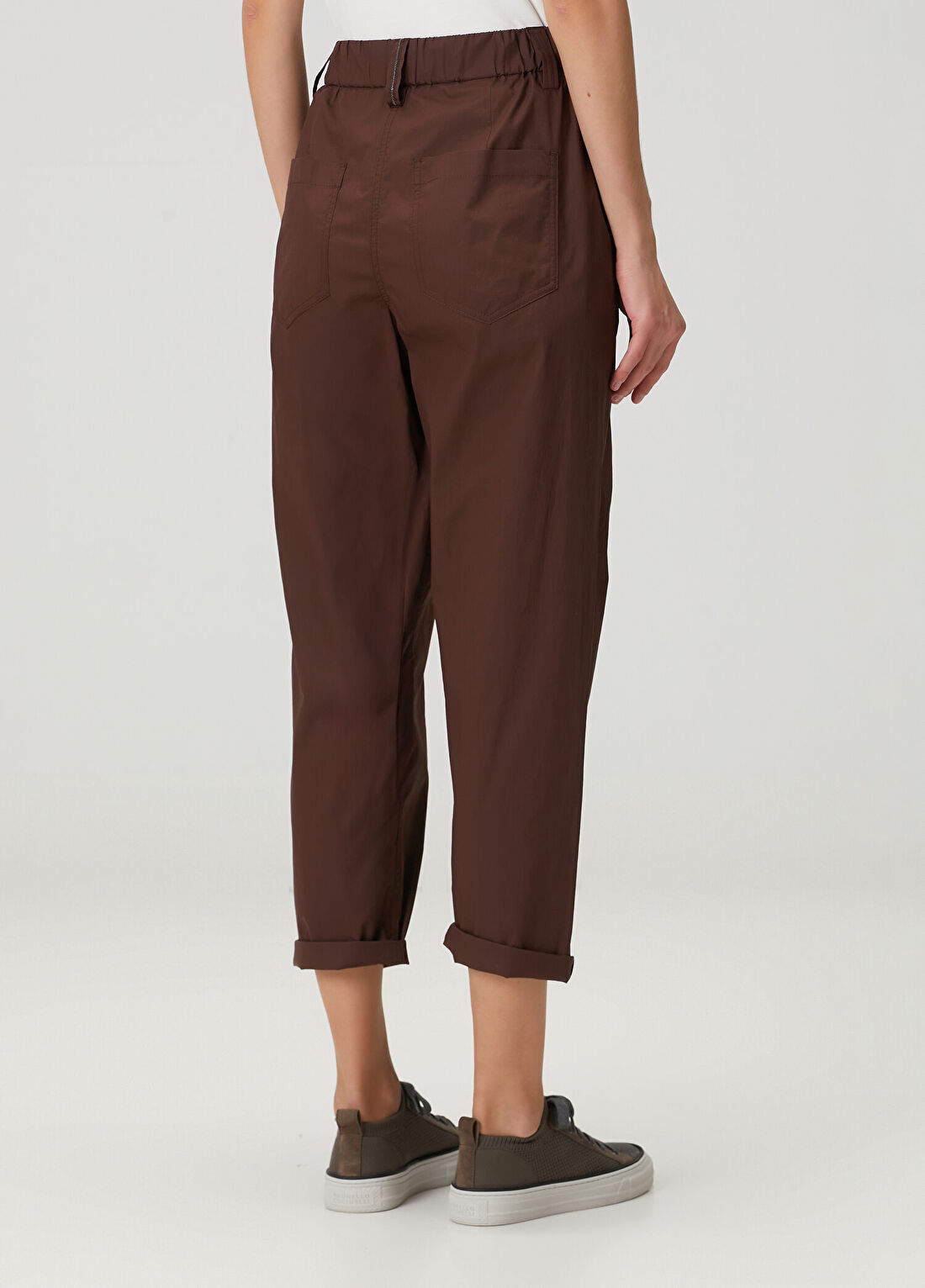 Brunello Cucinelli Kahverengi Pantolon görsel 4