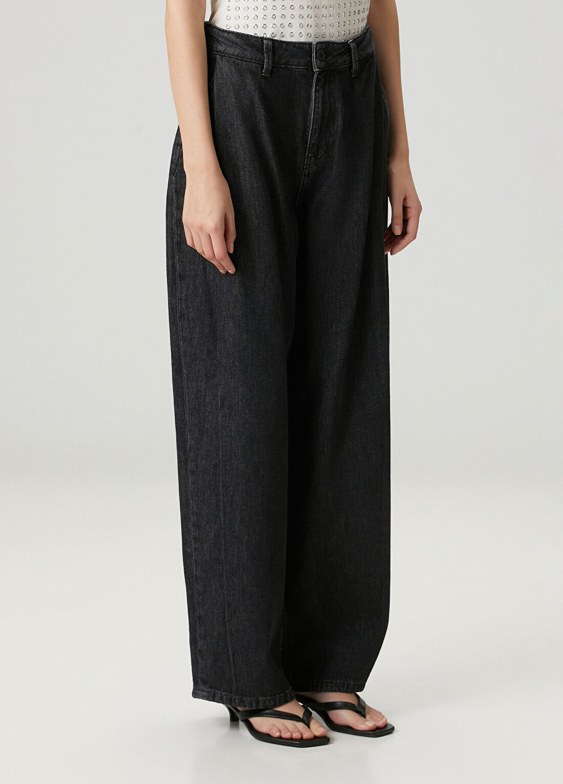 Academia Koyu Lacivert Straight Leg Jean Pantolon görsel 3