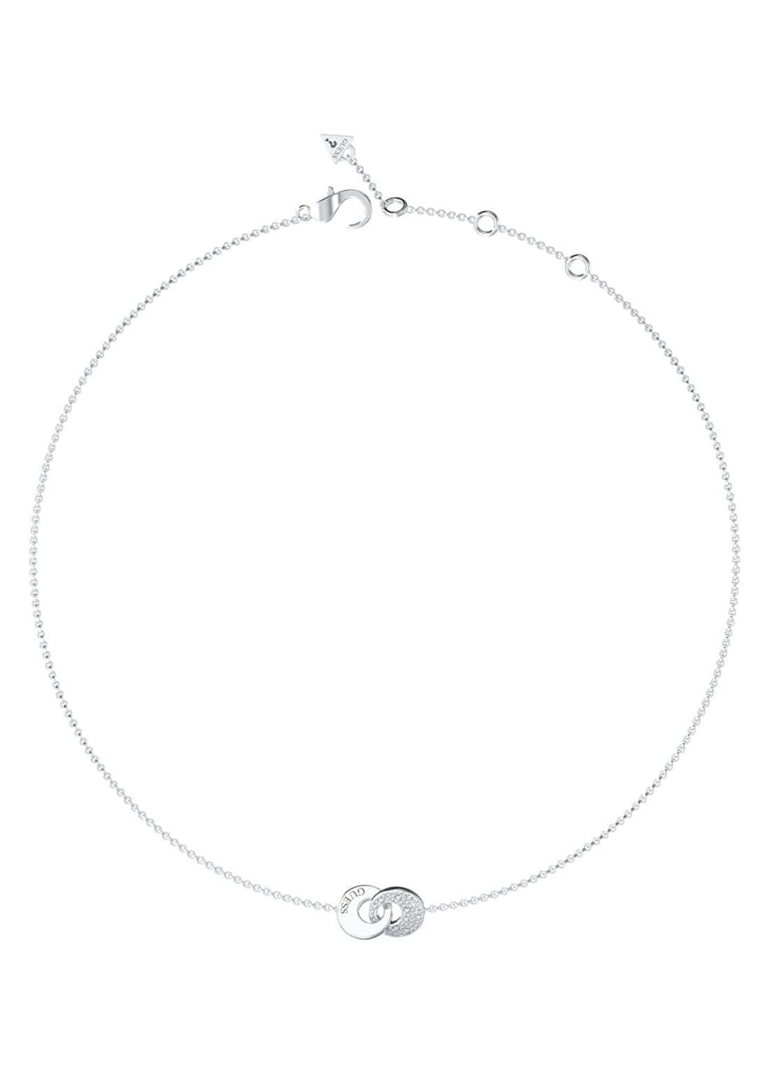 Guess JGUJUBN05219JWRHTU Blooming Summer Metalik Gri Çelik Kadın Kolye