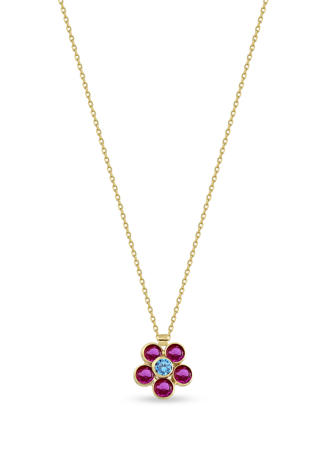 Orena Jewelry Bloom Daisy 14 Ayar Altın Kadın Kolye