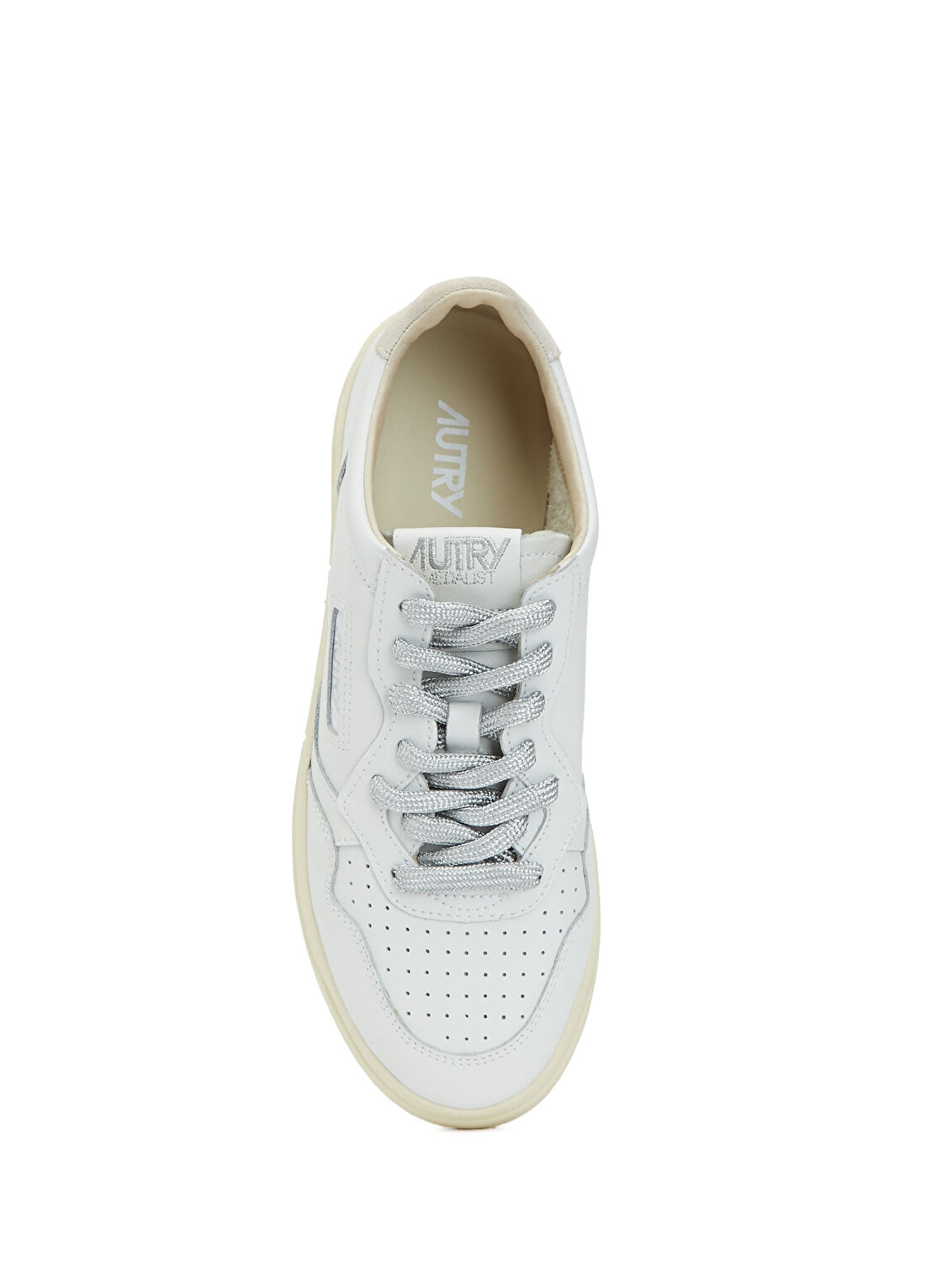 Autry Beyaz Silver Kadın Deri Sneaker görsel 4