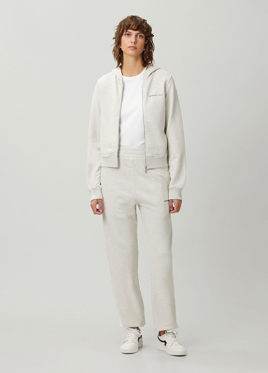 Off-White Gri Eşofman Altı