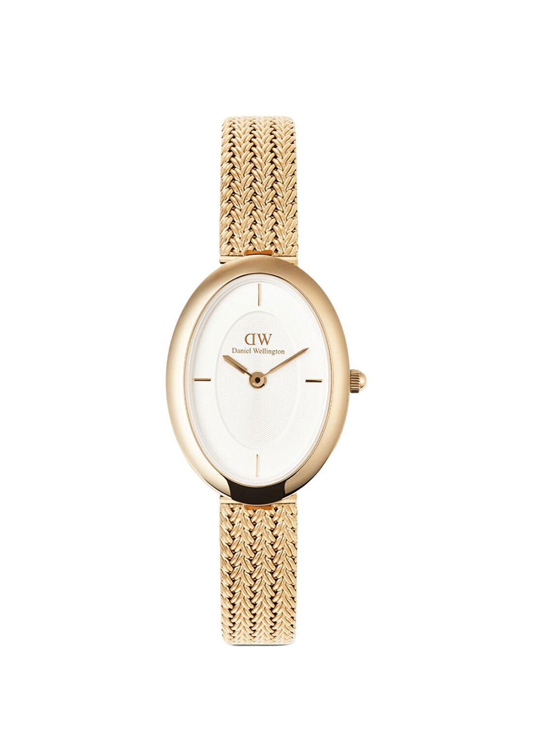 Daniel Wellington Juliette Braided Mesh White Sunray RG DW00600883 Rose Gold Çelik Kadın Kol Saati