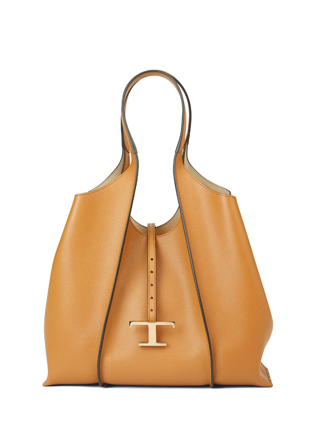 Tod's T-Timeless Taba Kadın Deri Alışveriş Çantası