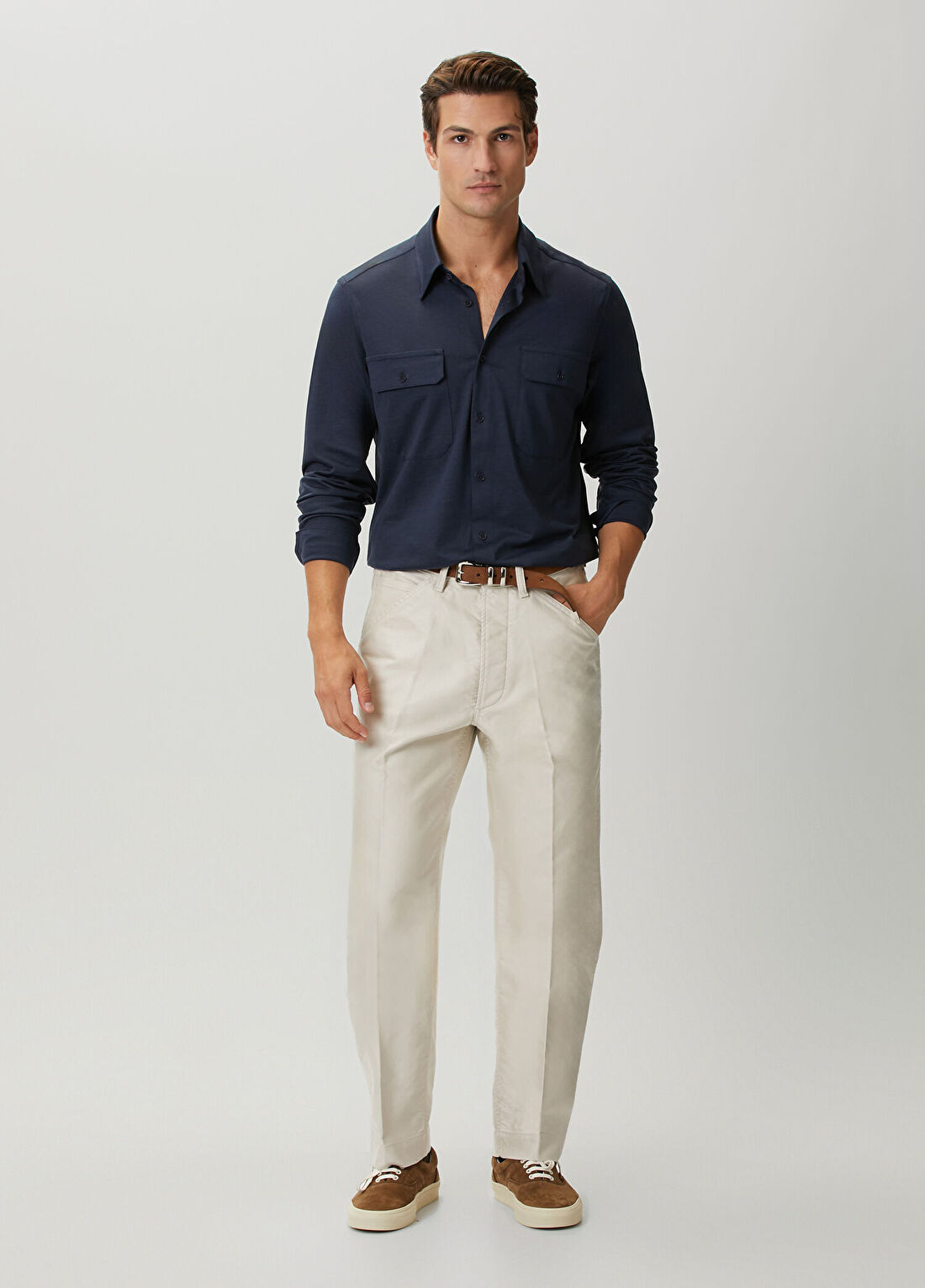 Tom Ford Ekru Carpenter Pantolon