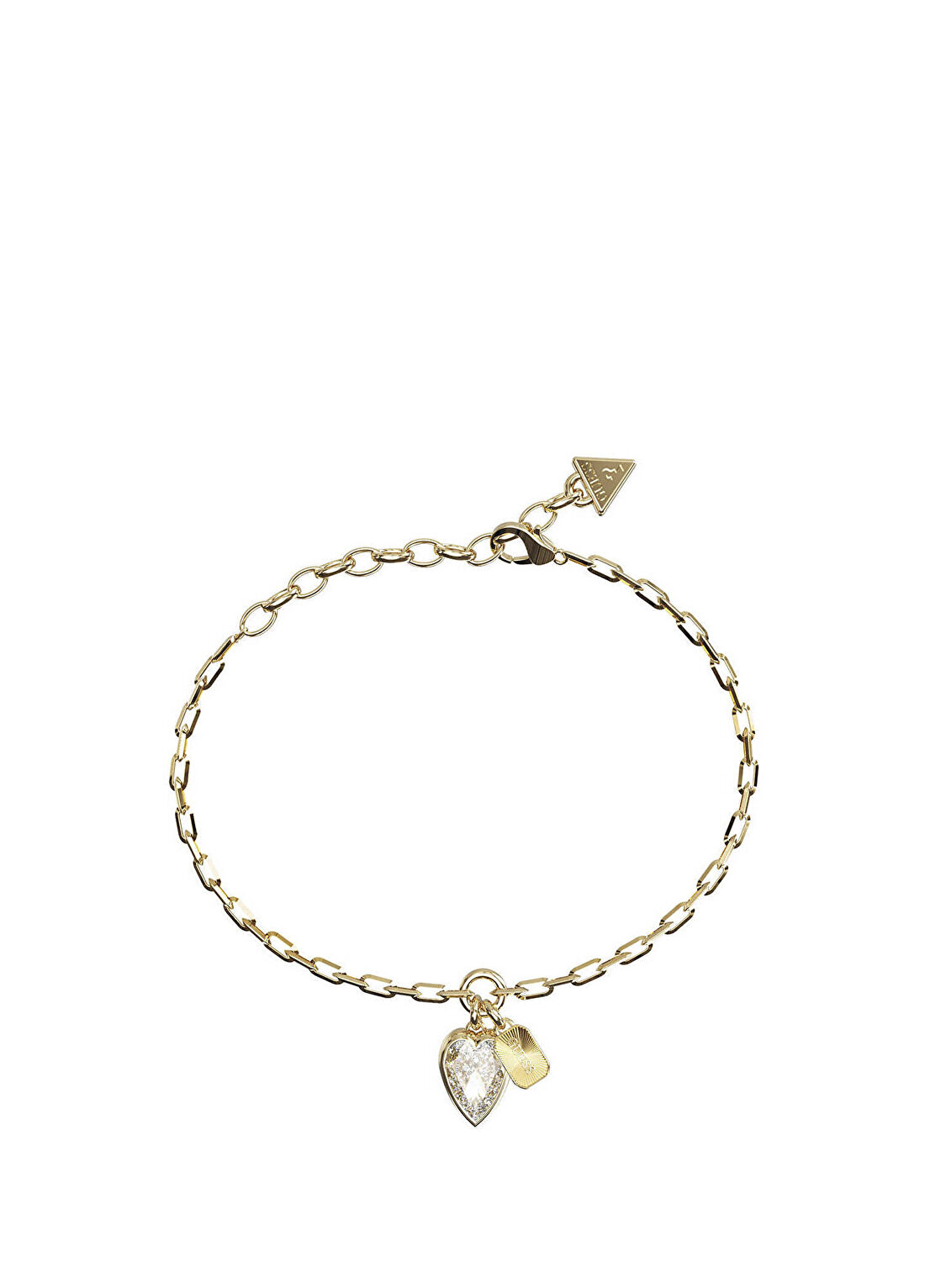 Guess JGUJUBB06360JWYGS Crystal Love Kalpli Altın Rengi Çelik Kadın Bileklik