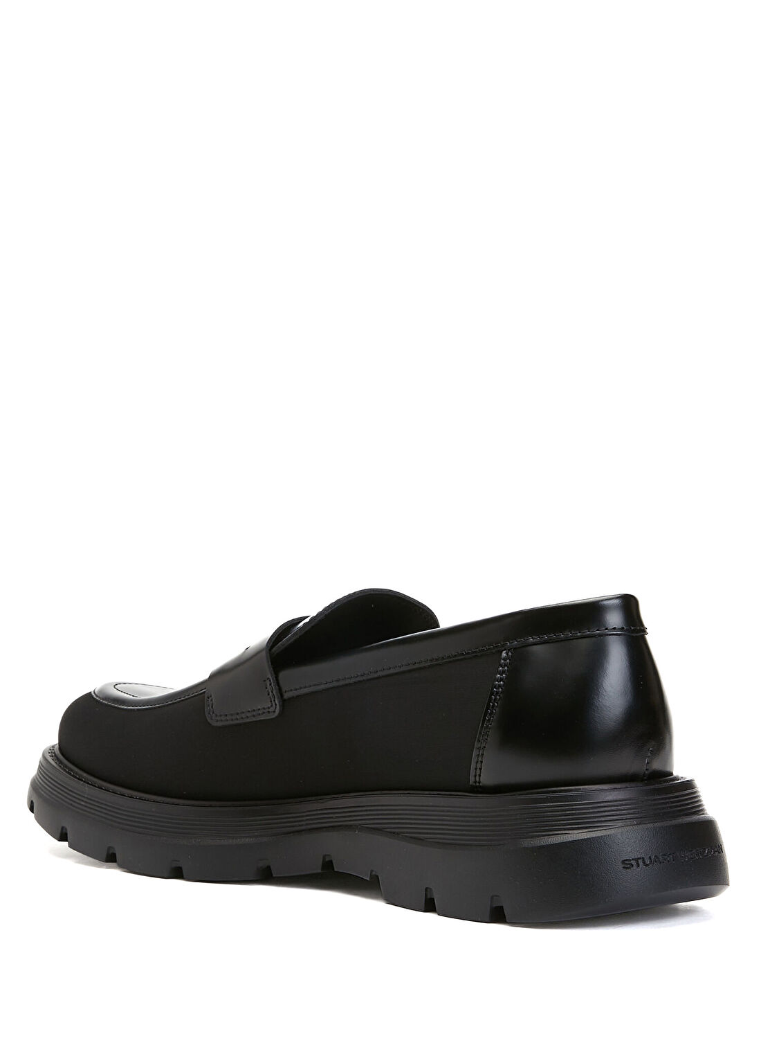 Stuart Weitzman LA Penny Siyah Erkek Loafer görsel 3
