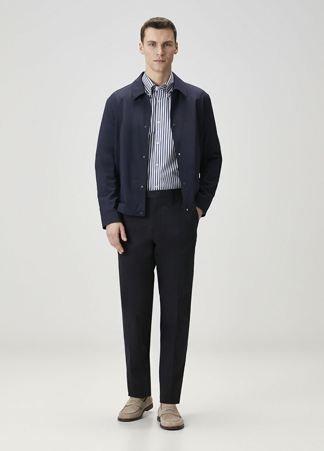 Zegna Lacivert Pantolon