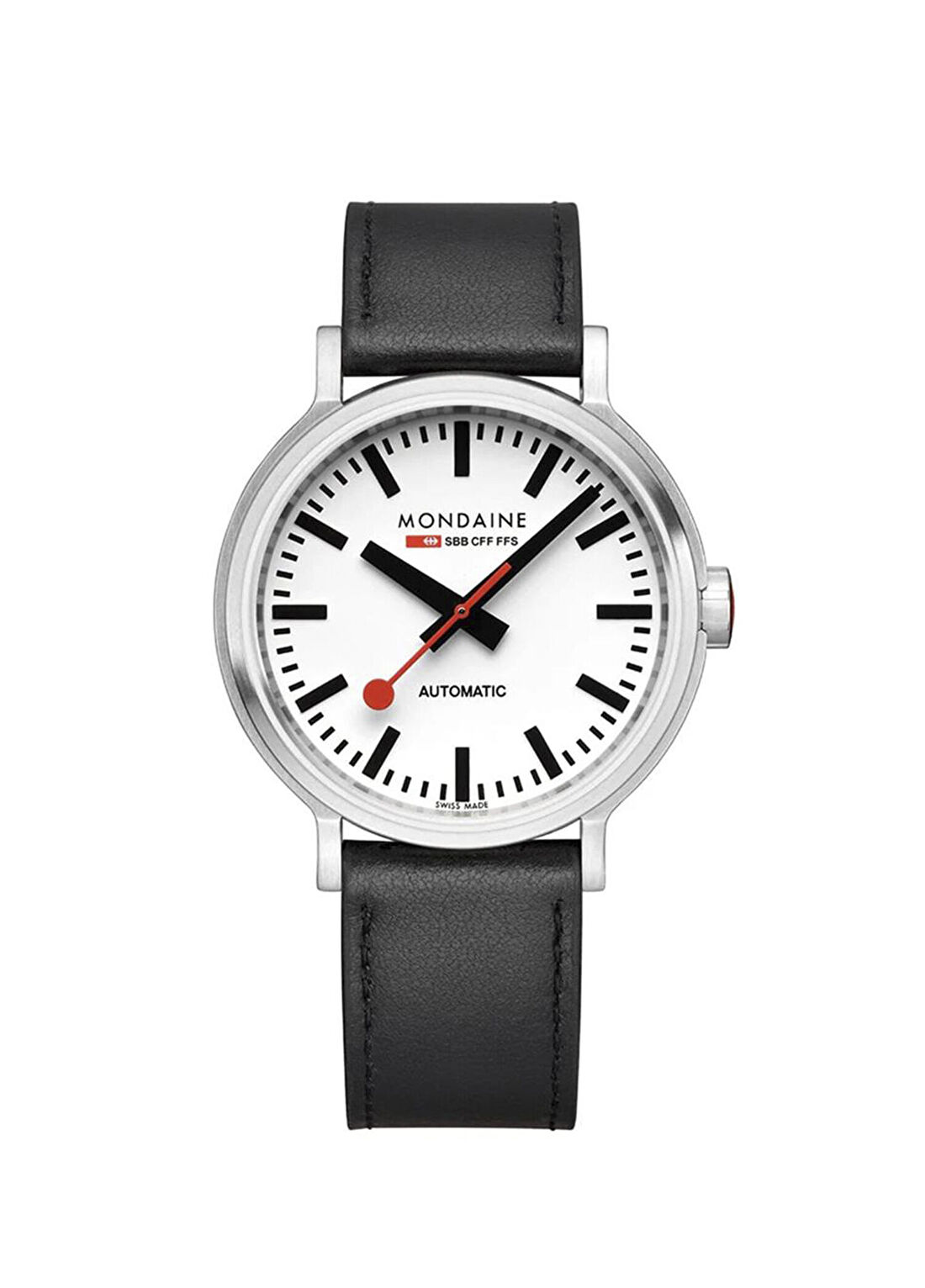 Mondaine Original MST.4161B.LBV Siyah Deri Erkek Kol Saati