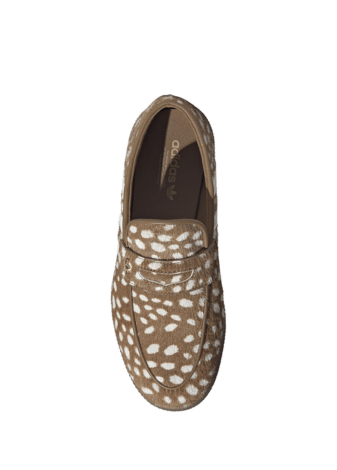Adidas Handball Spezial Desenli Kadın Deri Loafer görsel 2