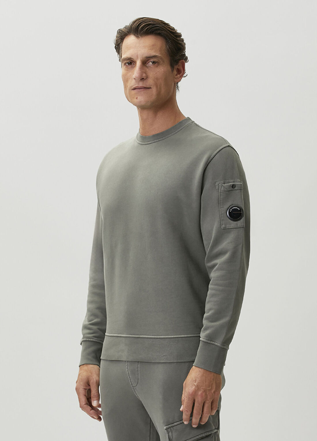 C.P. Company Gri Sweatshirt görsel 3