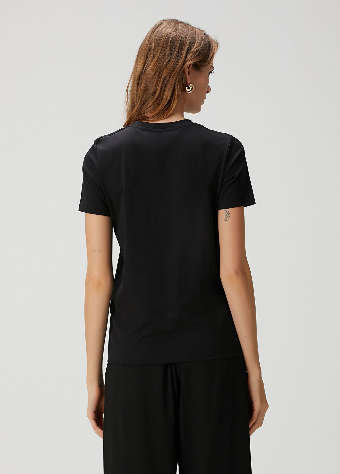 Balmain Siyah T-shirt görsel 4