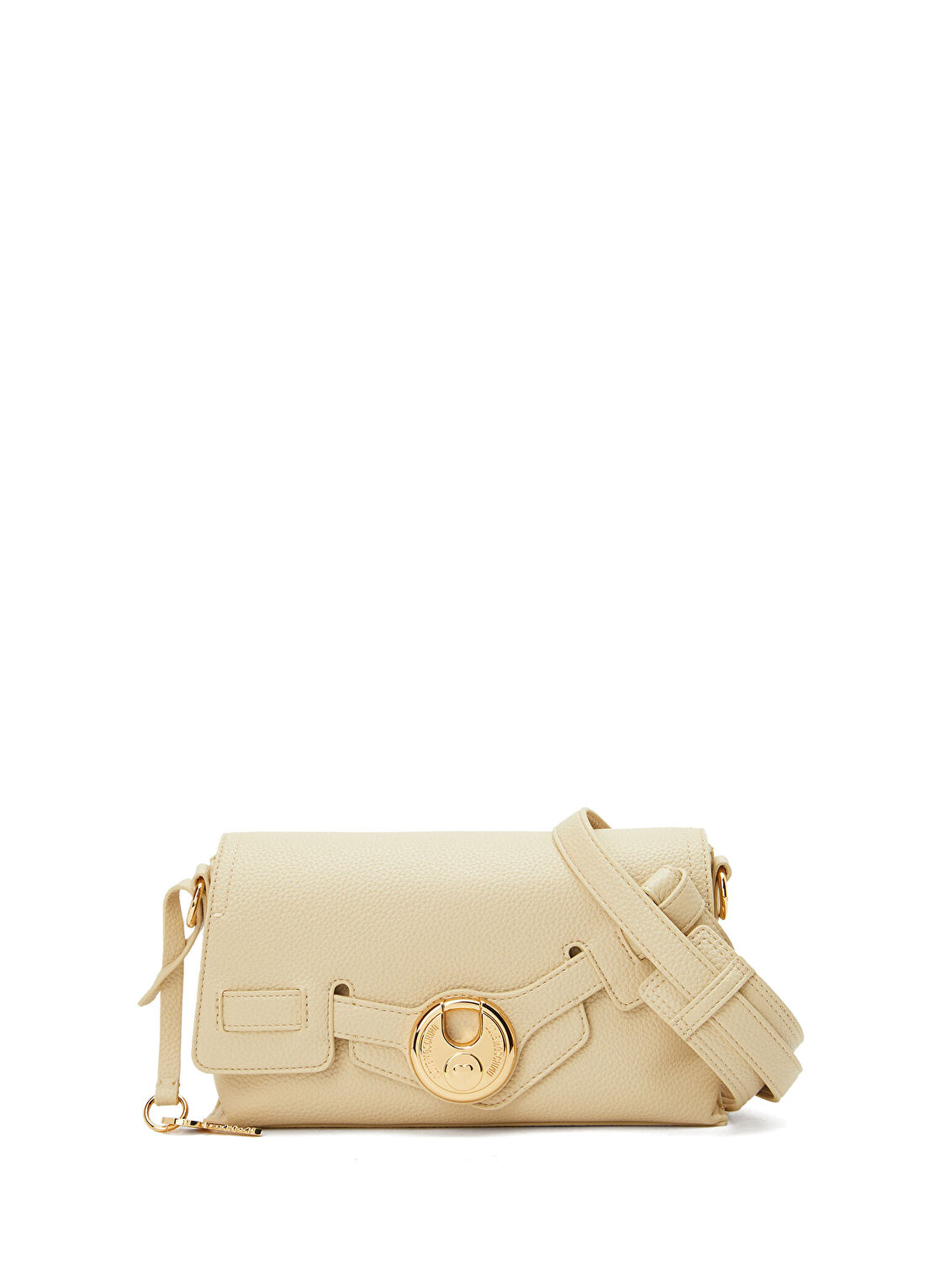 Love Moschino Padlock Krem Kadın Çanta