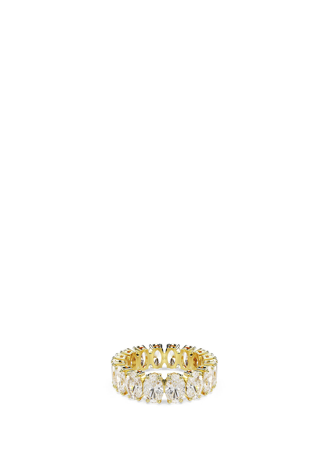 Swarovski Matrix Ring Oval Whi Gos Kadın Yüzük