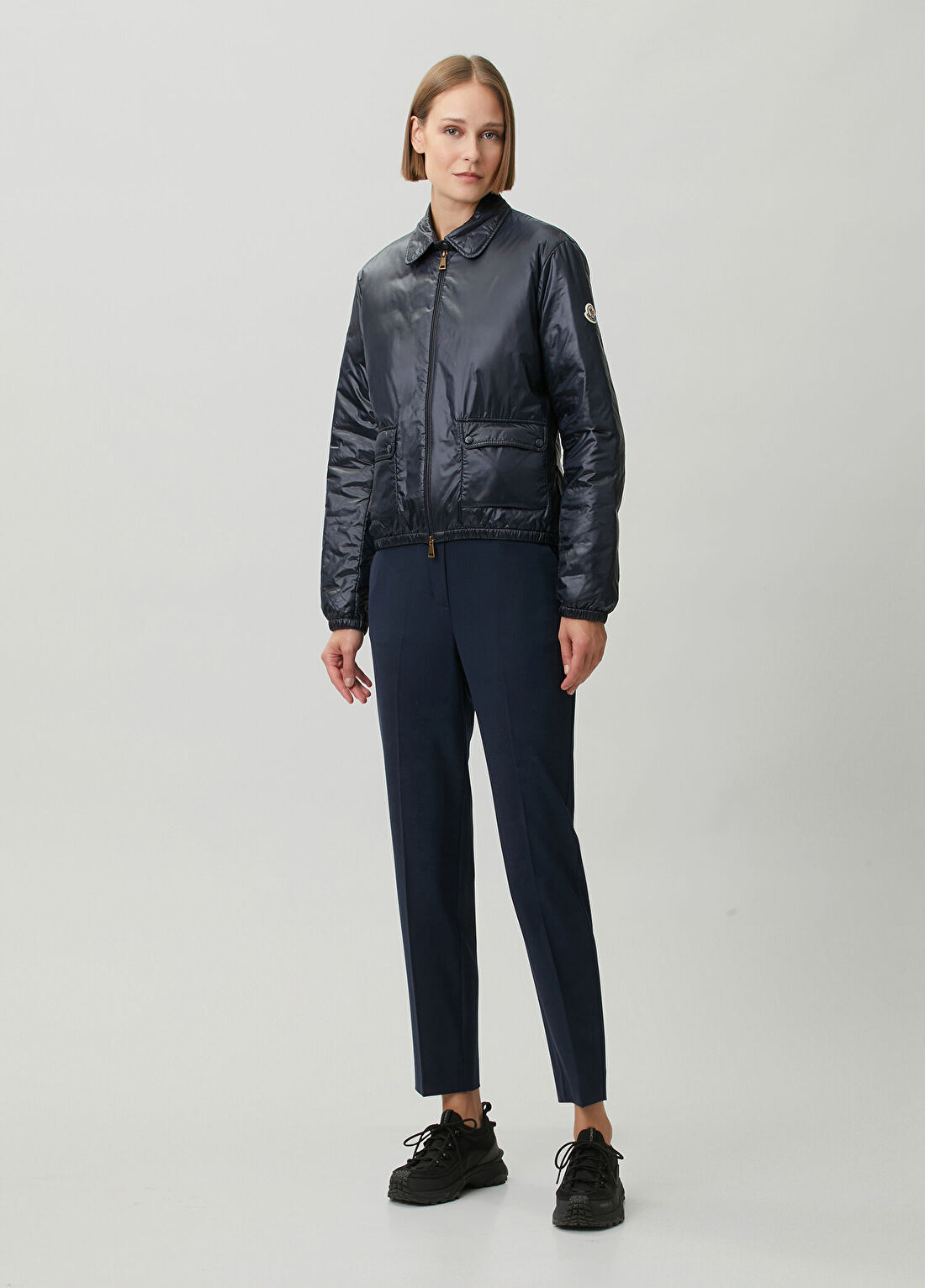 Moncler Koyu Mavi Mont görsel 2