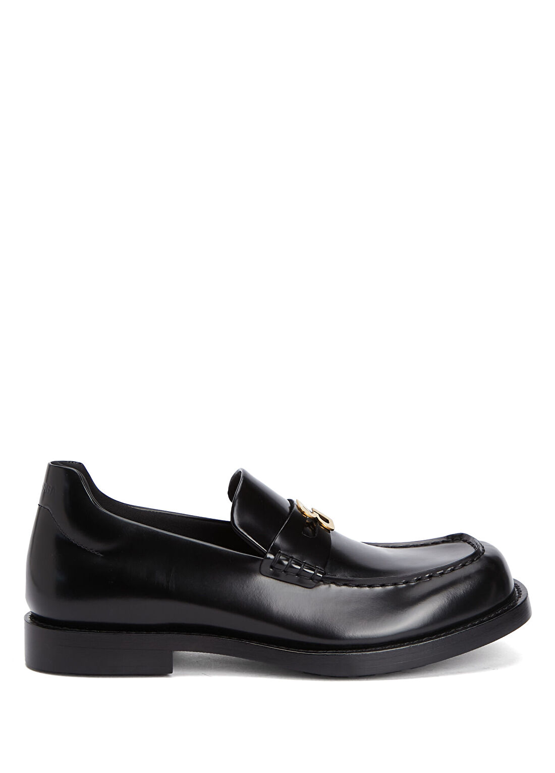 Balenciaga Comfy Siyah Gold Kadın Deri Loafer