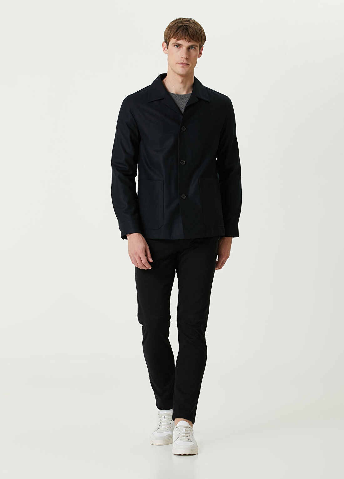 Zegna Lacivert Jean Pantolon