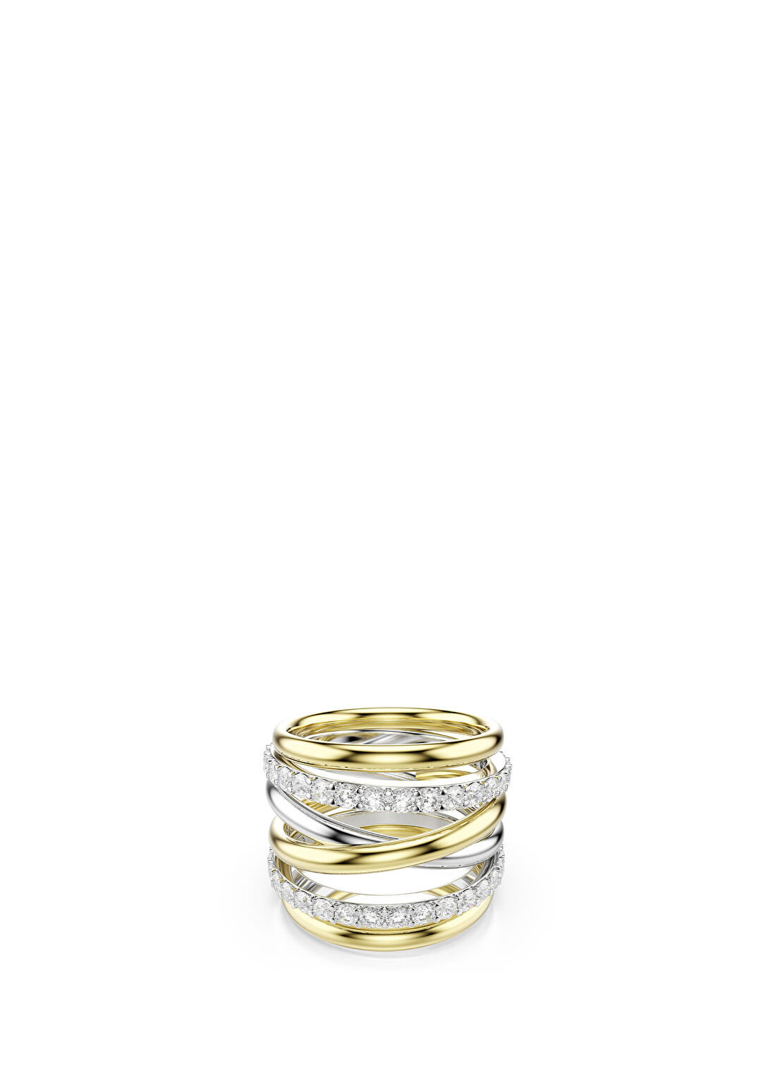 Swarovski Hyperbola White Mix Ring Kadın Yüzük