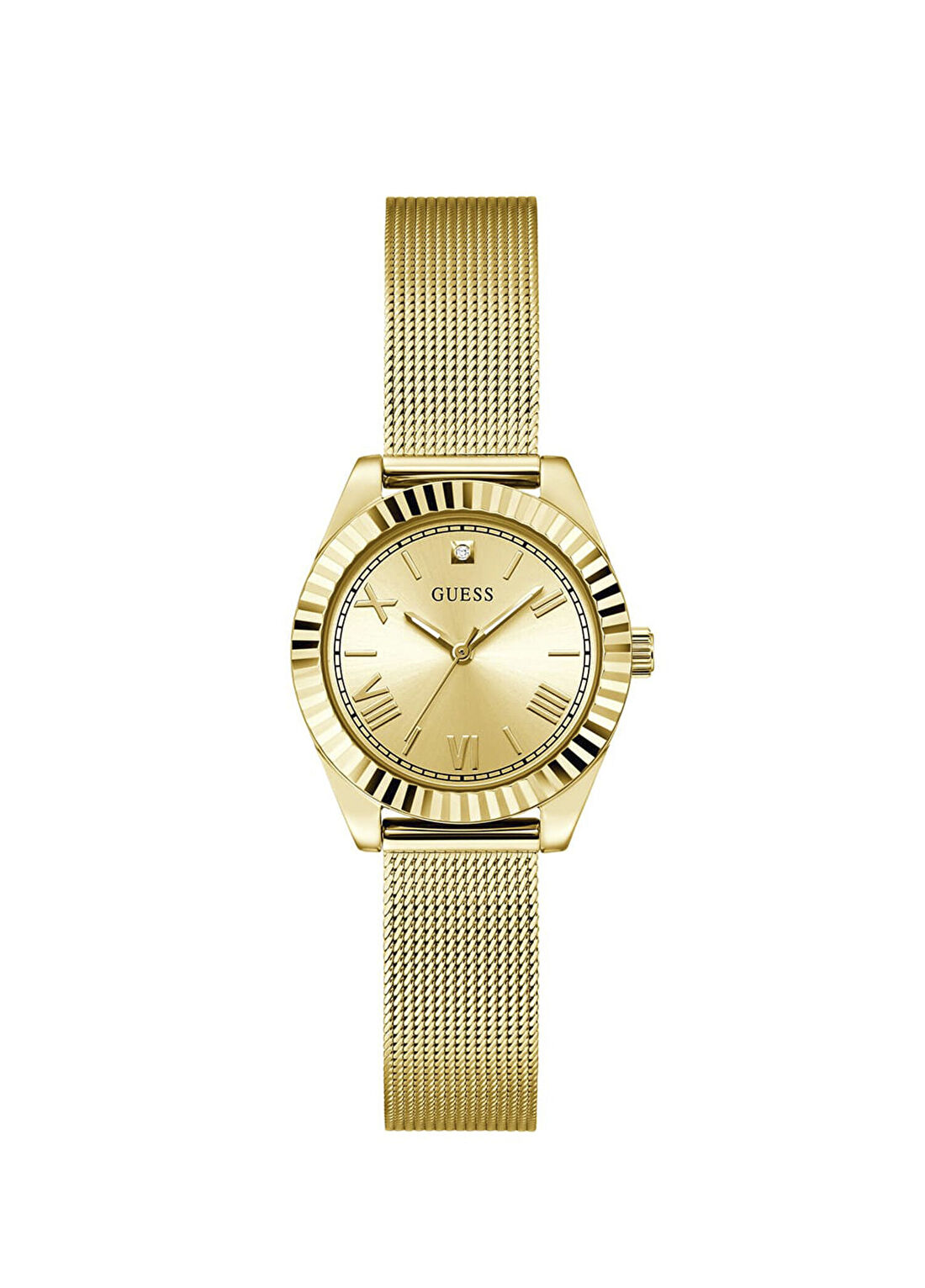 Guess GUGW0842L2 Pırlantalı Altın Rengi Hasır Kadın Kol Saati