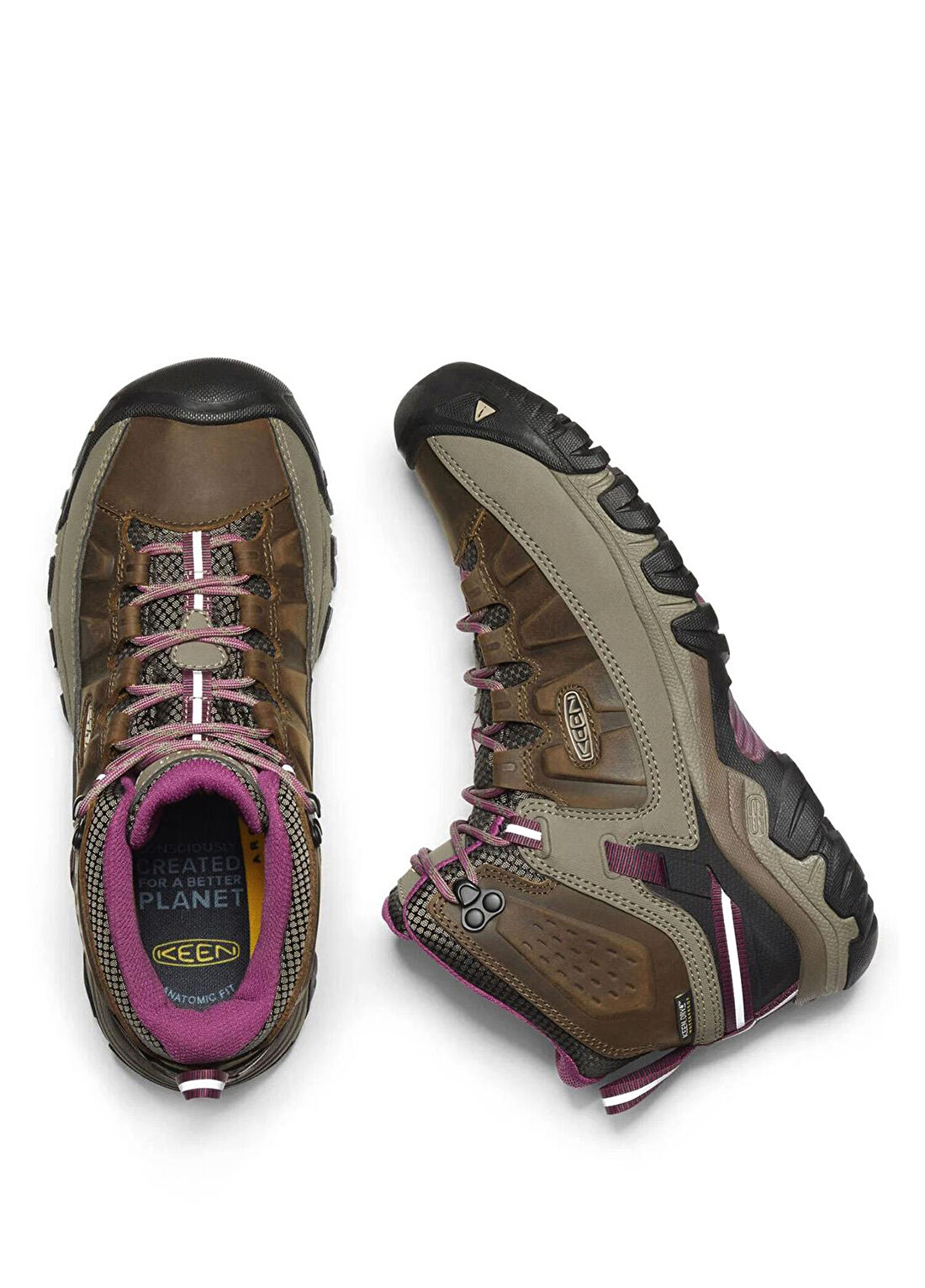 Keen Targhee lll Mid Su Geçirmez Weiss Boysenberry Kadın Bot görsel 4