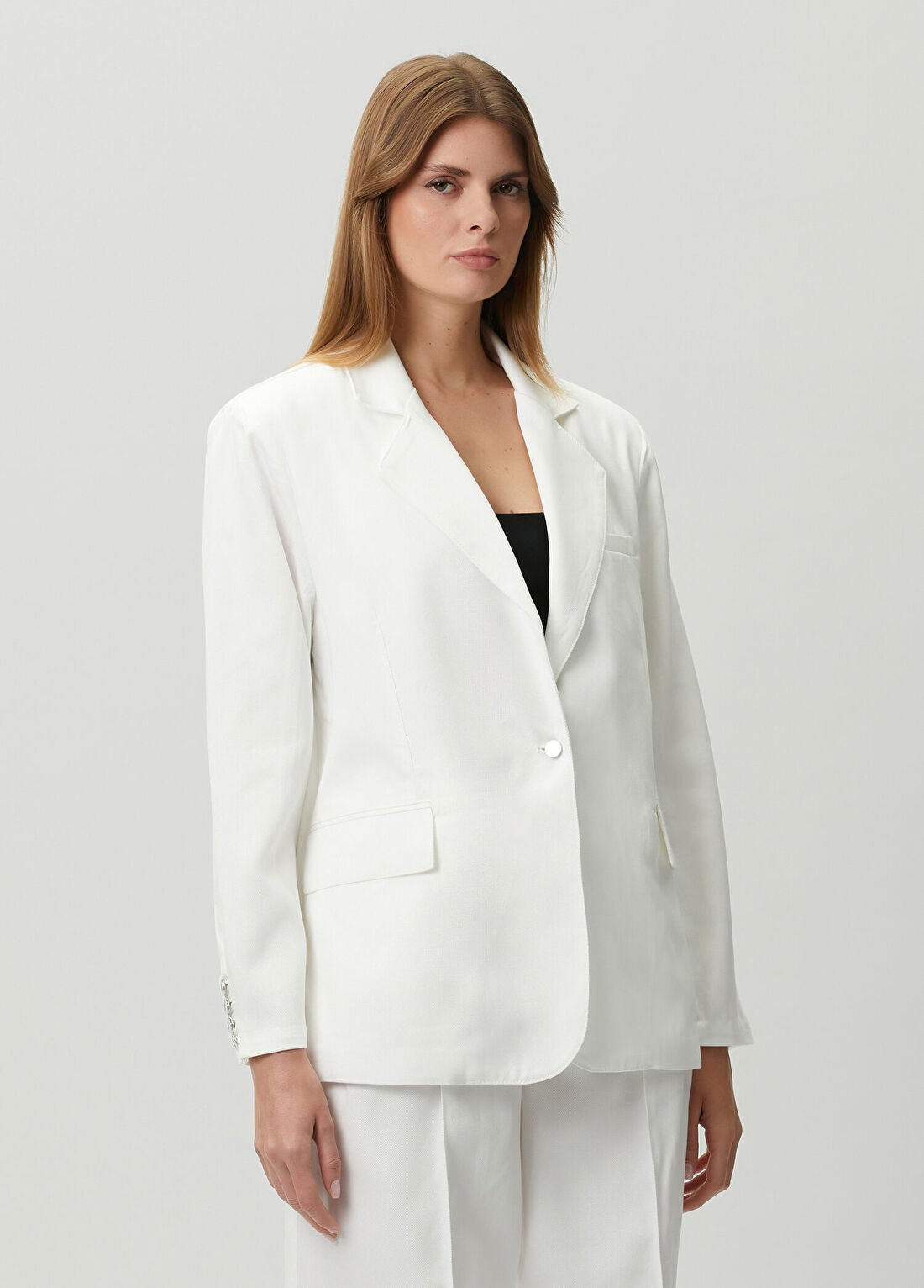 IRO Atiki Kırık Beyaz Blazer görsel 3