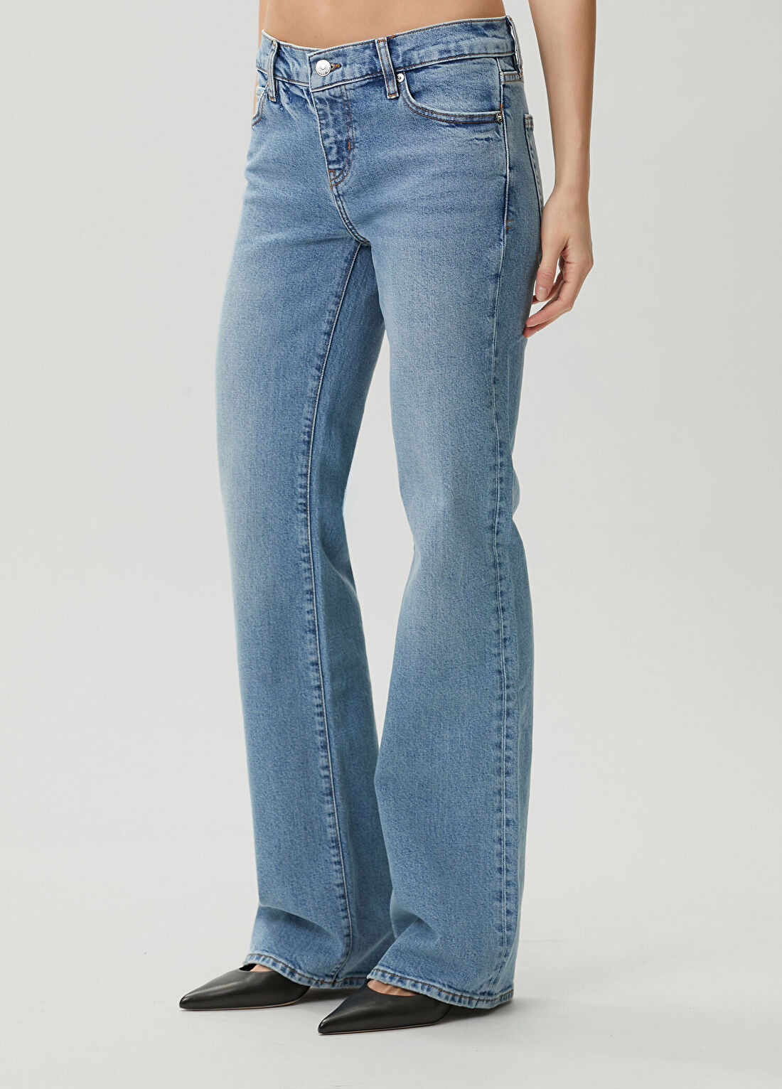 Frame Denim Rodeo Mavi Jean Pantolon görsel 3