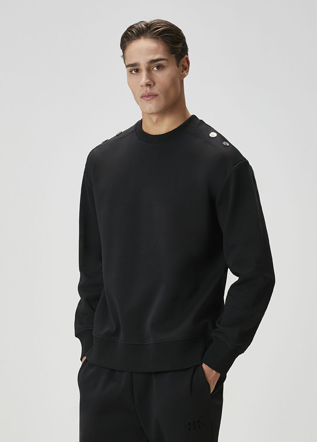 Bernotti Siyah Sweatshirt