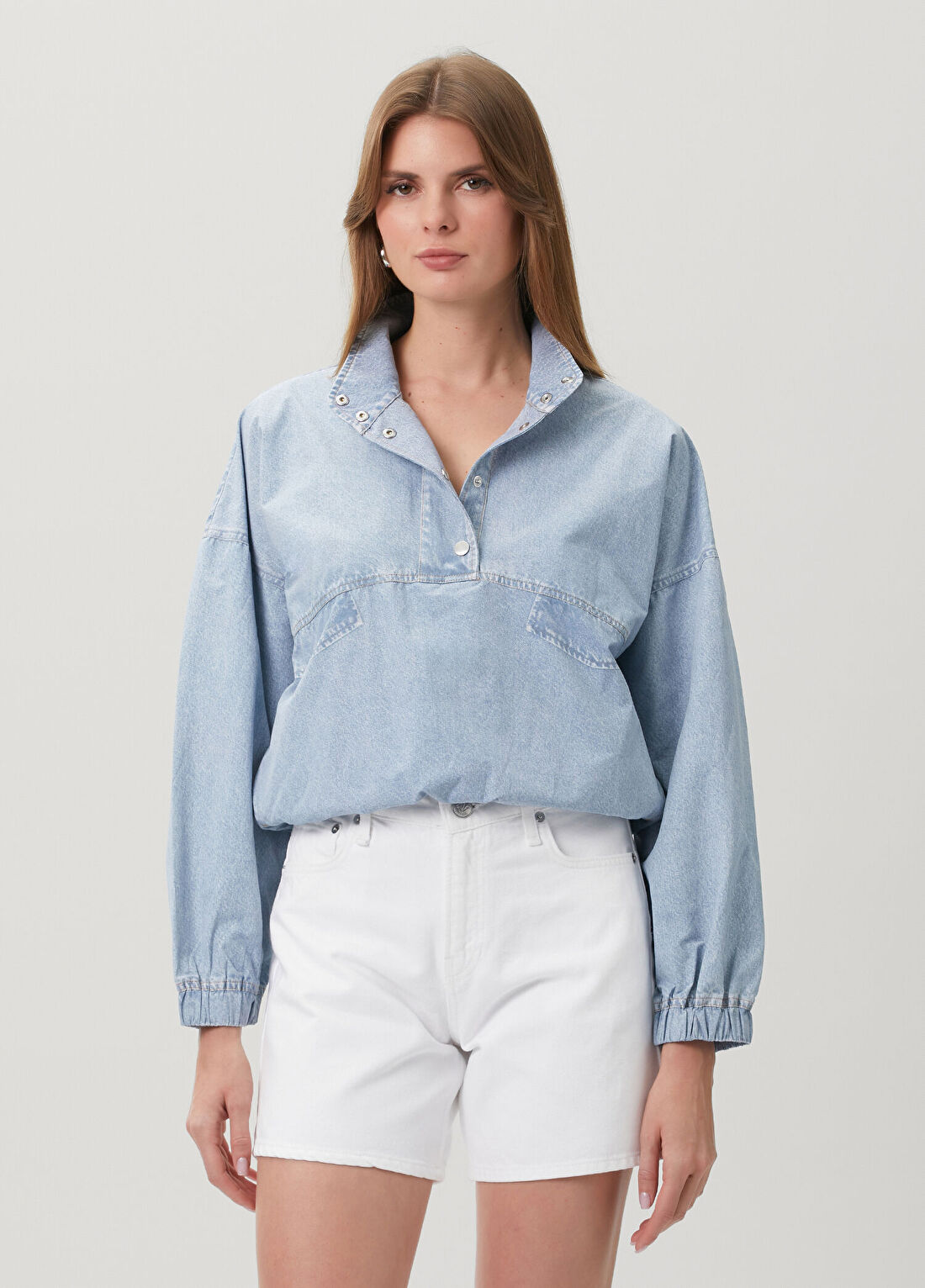 Rag&Bone Miramar Mavi Denim Gömlek