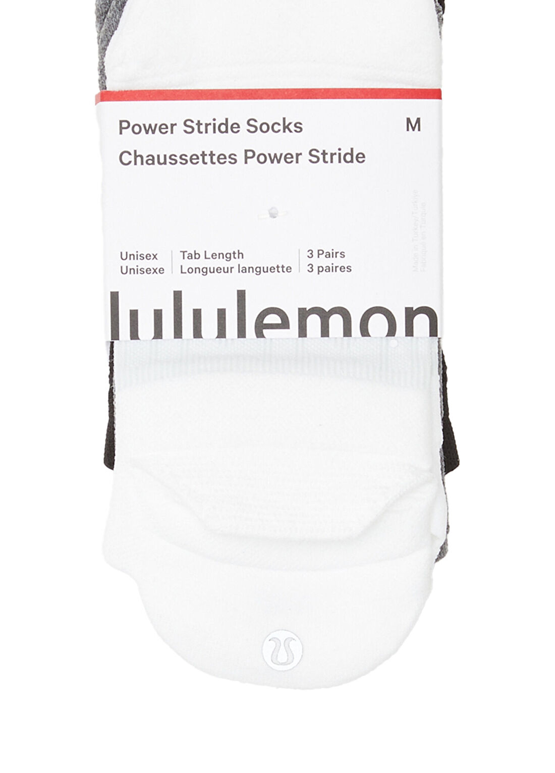 lululemon Power Stride Kadın 3lü Çorap Seti görsel 2