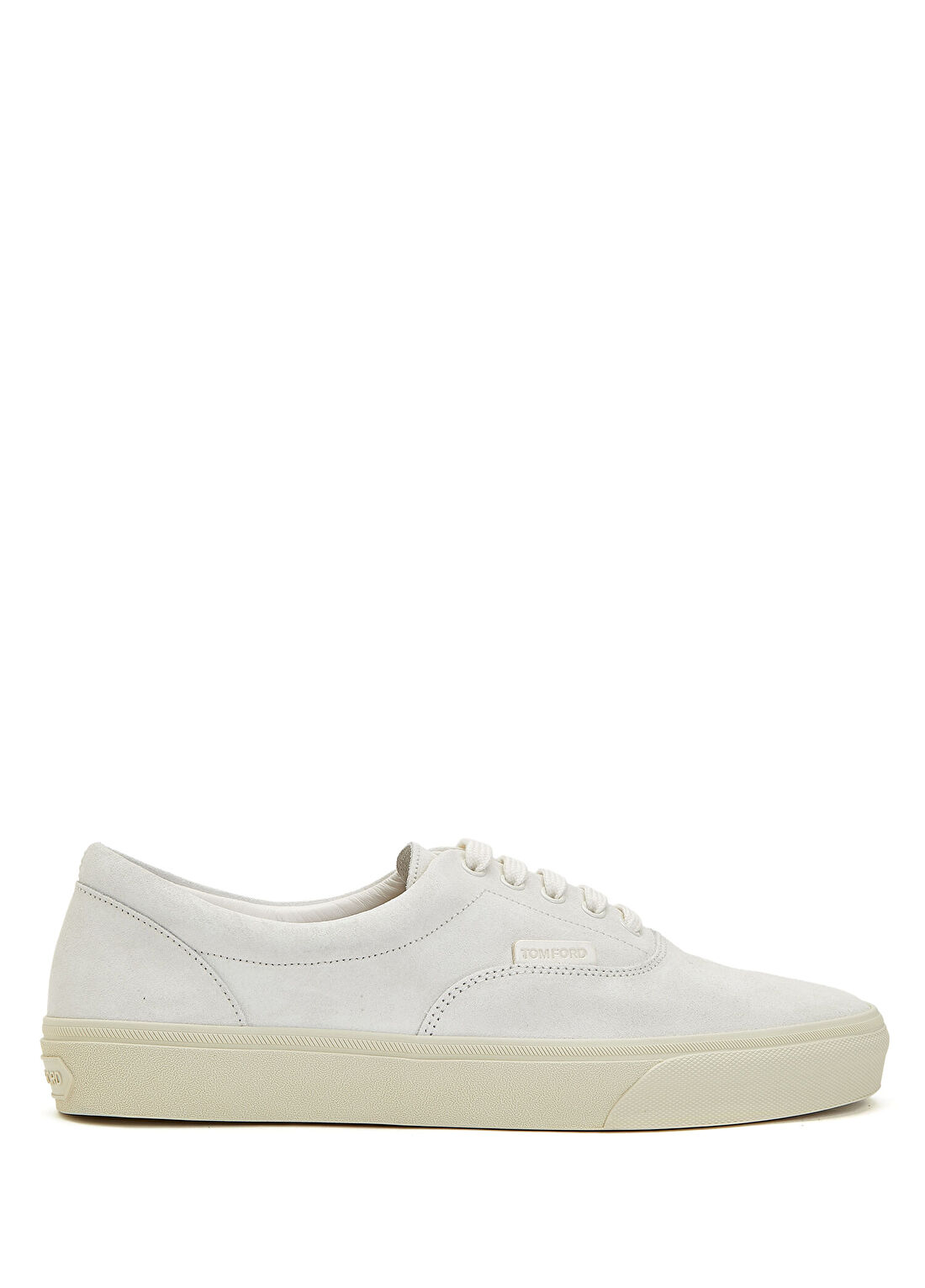 Tom Ford Krem Erkek Deri Sneaker