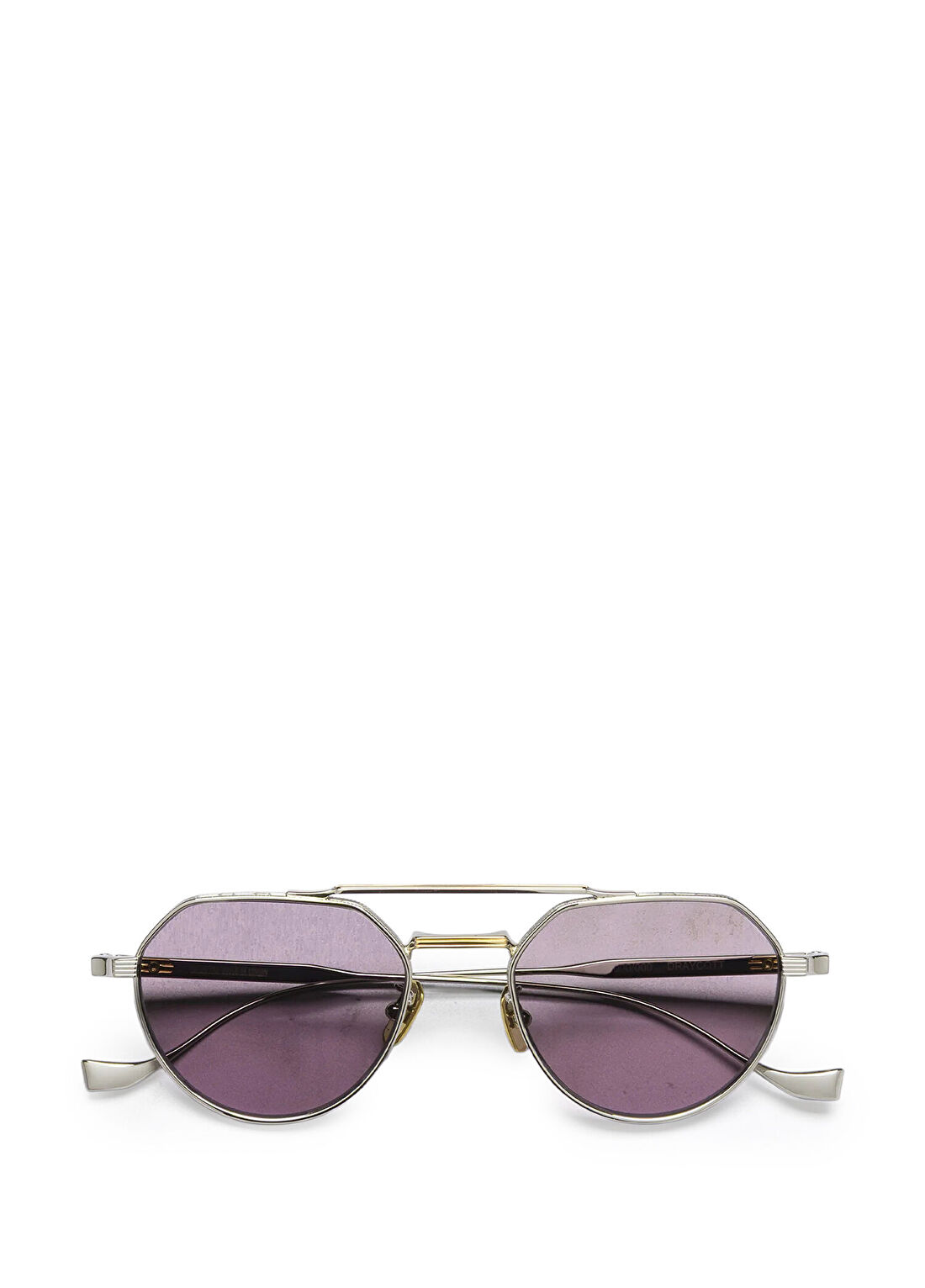 CUTLER AND GROSS CGST1426 Silver Gold Titanyum Unisex Güneş Gözlüğü