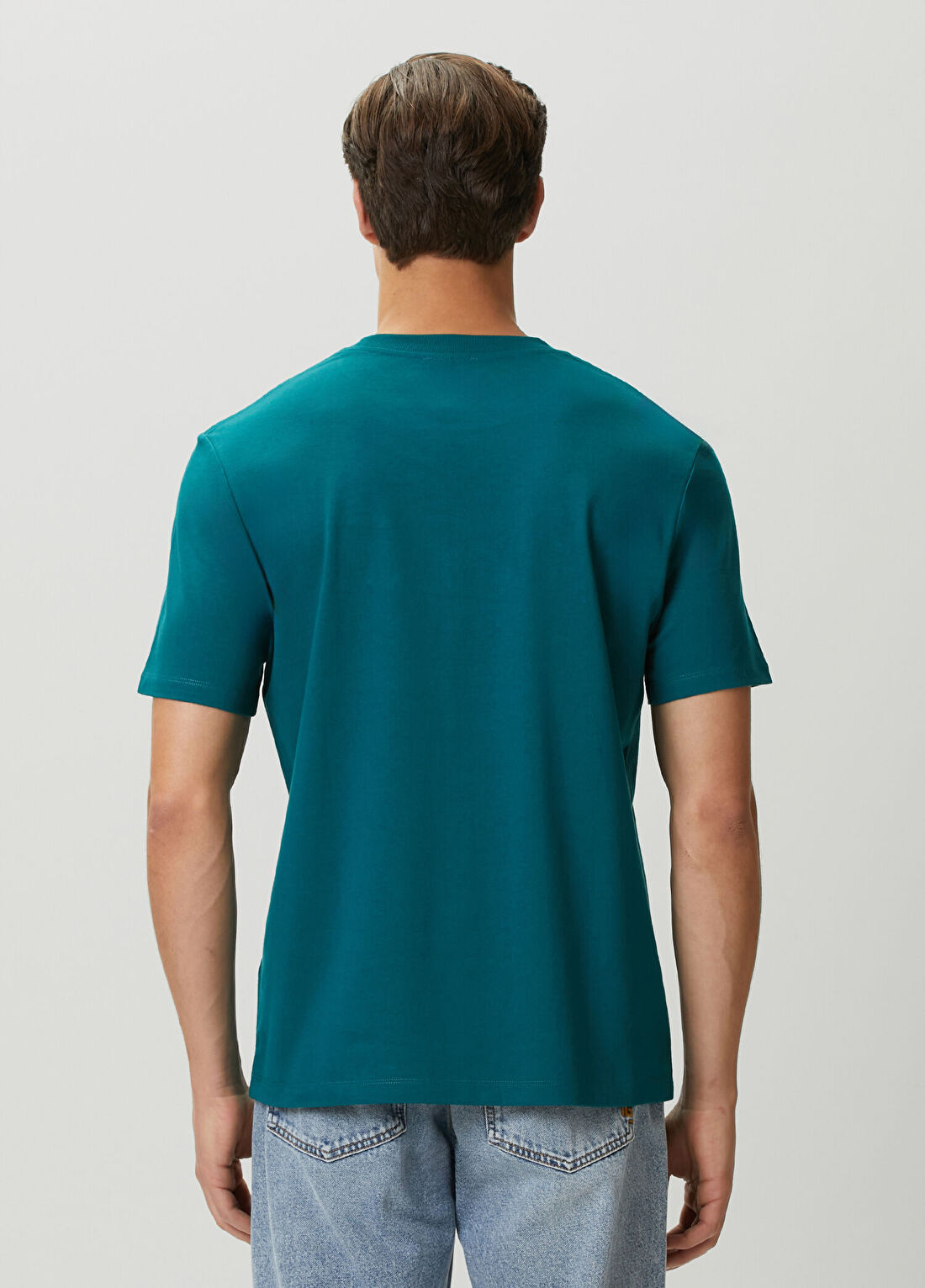 Balmain Yeşil Logo Nakışlı T-shirt görsel 4