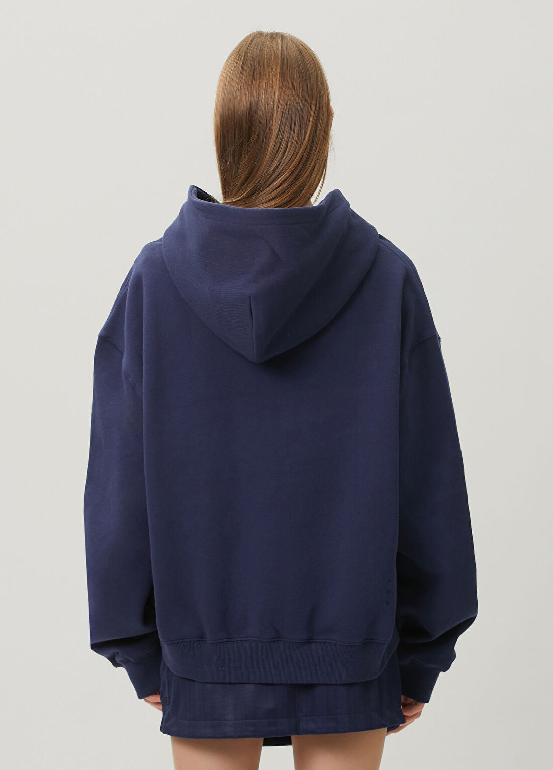 KSUBI Slouch Lacivert Kapüşonlu Sweatshirt görsel 4