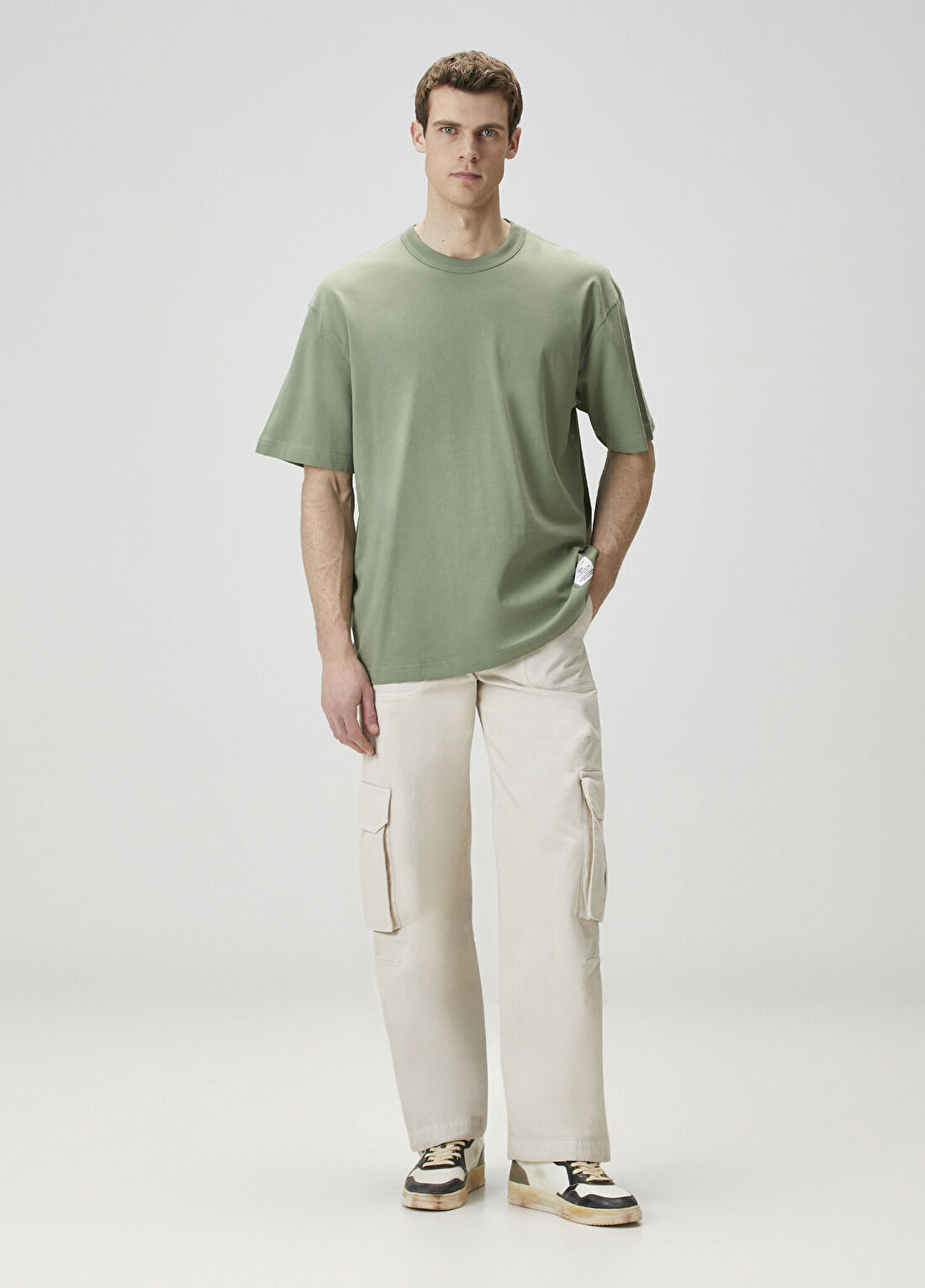 Alpha Industries Yeşil T-shirt görsel 2