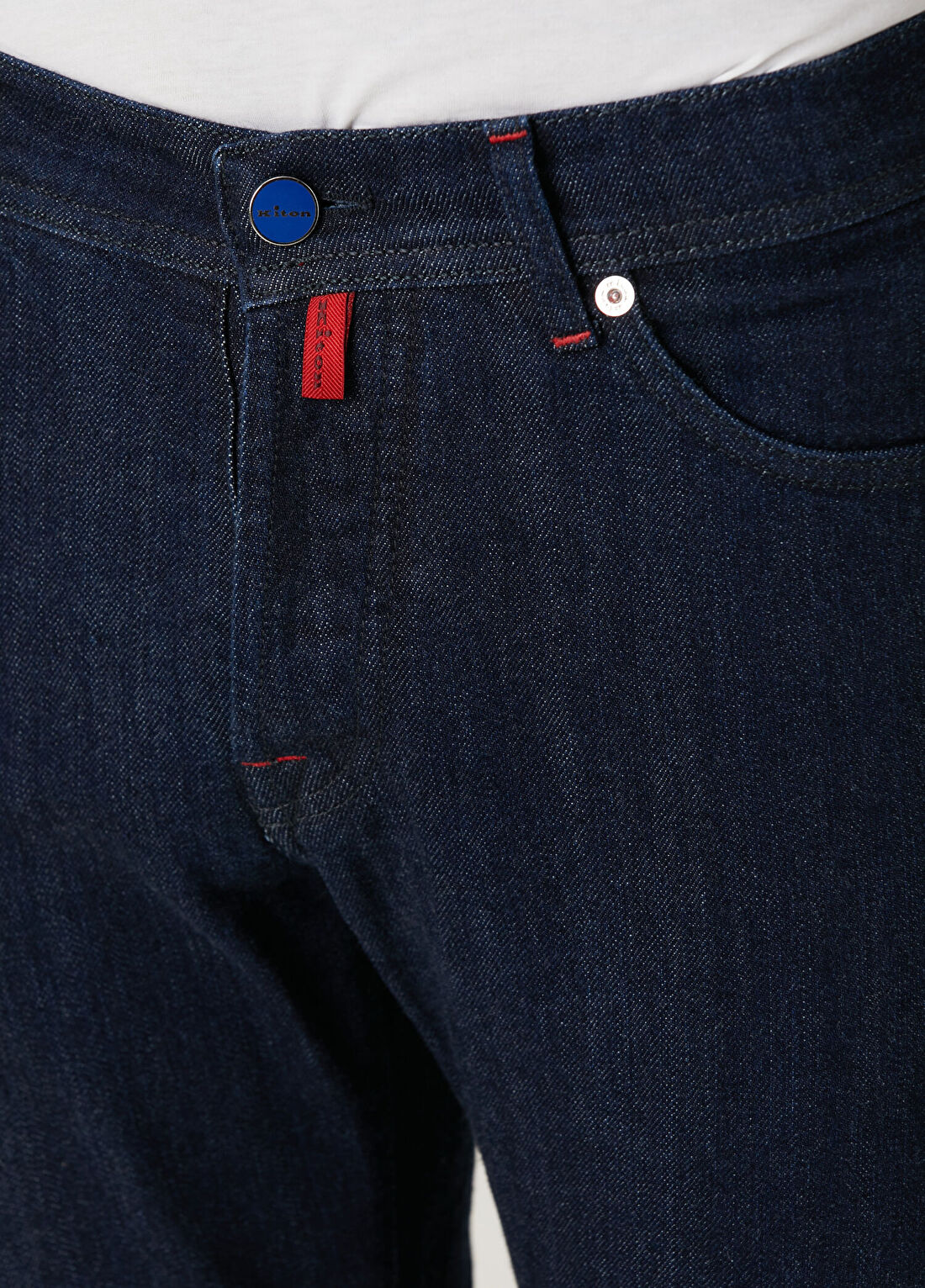 Kiton Lacivert Jean Pantolon görsel 4
