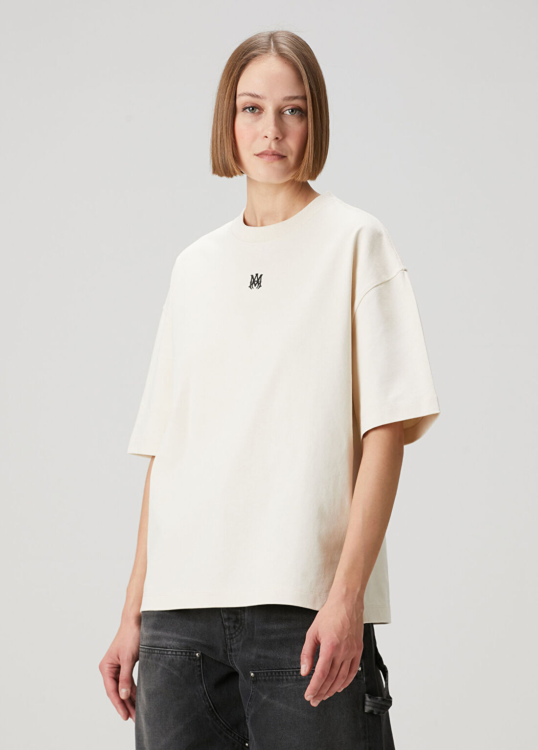 Amiri Krem T-shirt