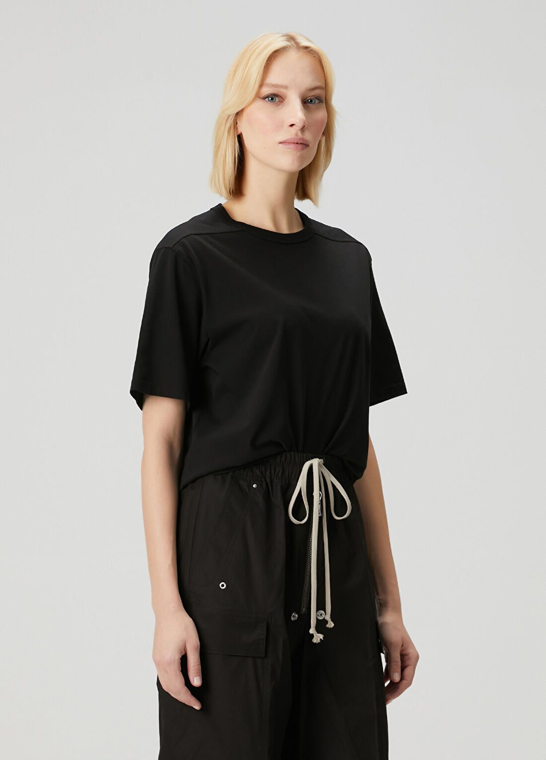 Rick Owens Siyah T-shirt görsel 3