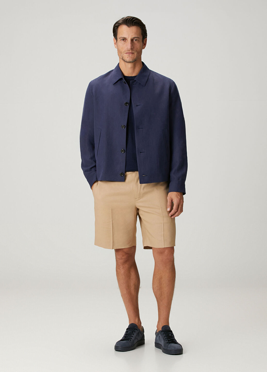 Zegna Bej Keten Bermuda