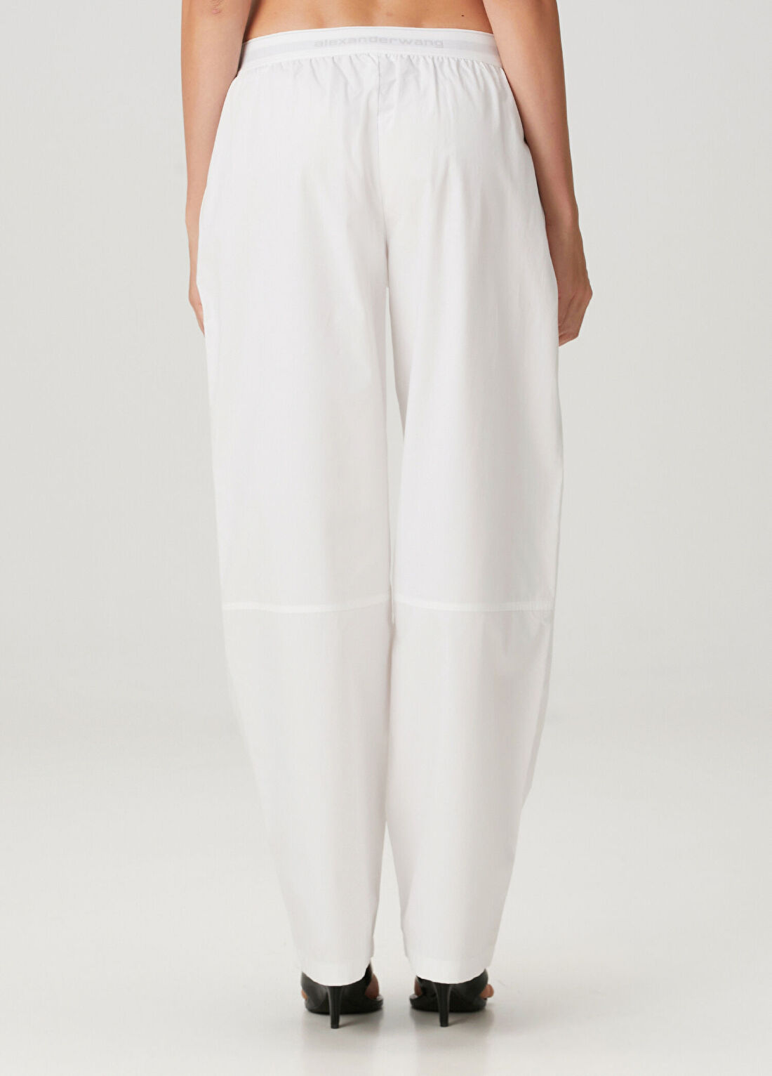 Alexander Wang Beyaz Logo Bantlı Pantolon görsel 4