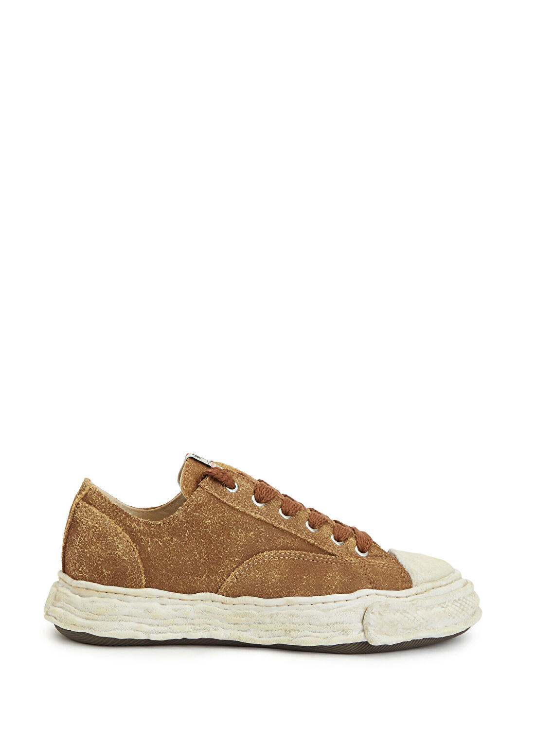 Maison Mihara Yasuhiro Kahverengi Erkek Deri Sneaker
