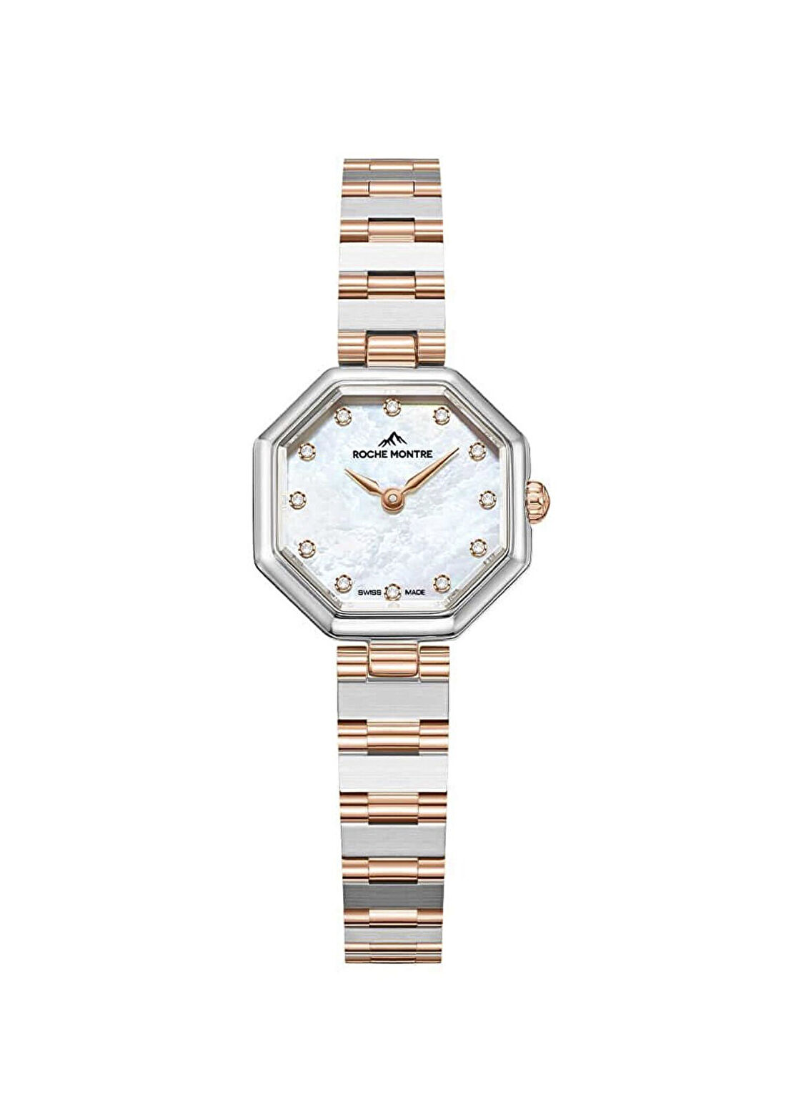 Roche Montre RML3003-02 Metalik Gri Rose Gold Çelik Kadın Kol Saati