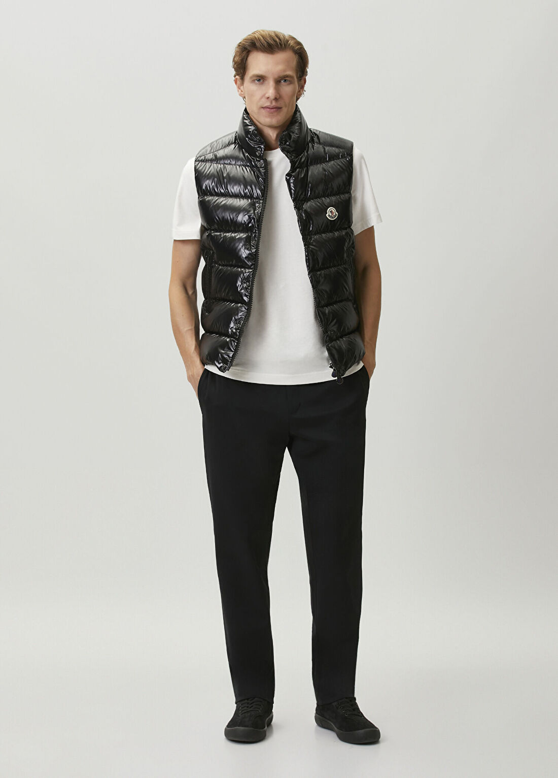 Moncler Siyah Puff Yelek görsel 2