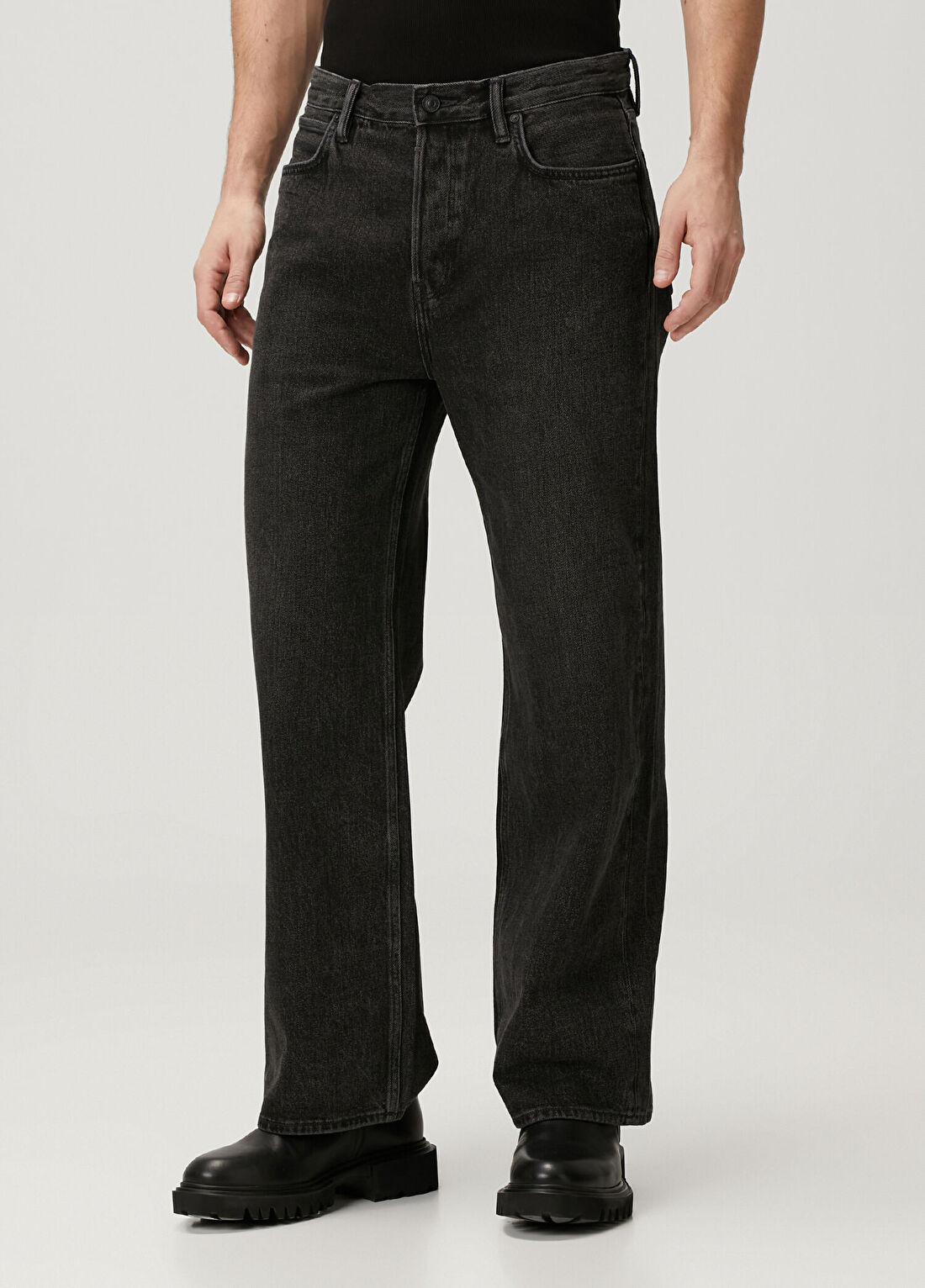 AllSaints Antrasit Jean Pantolon görsel 2