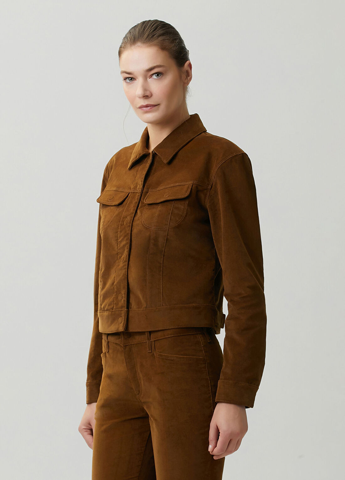 Tom Ford Kahverengi Kadife Ceket görsel 3