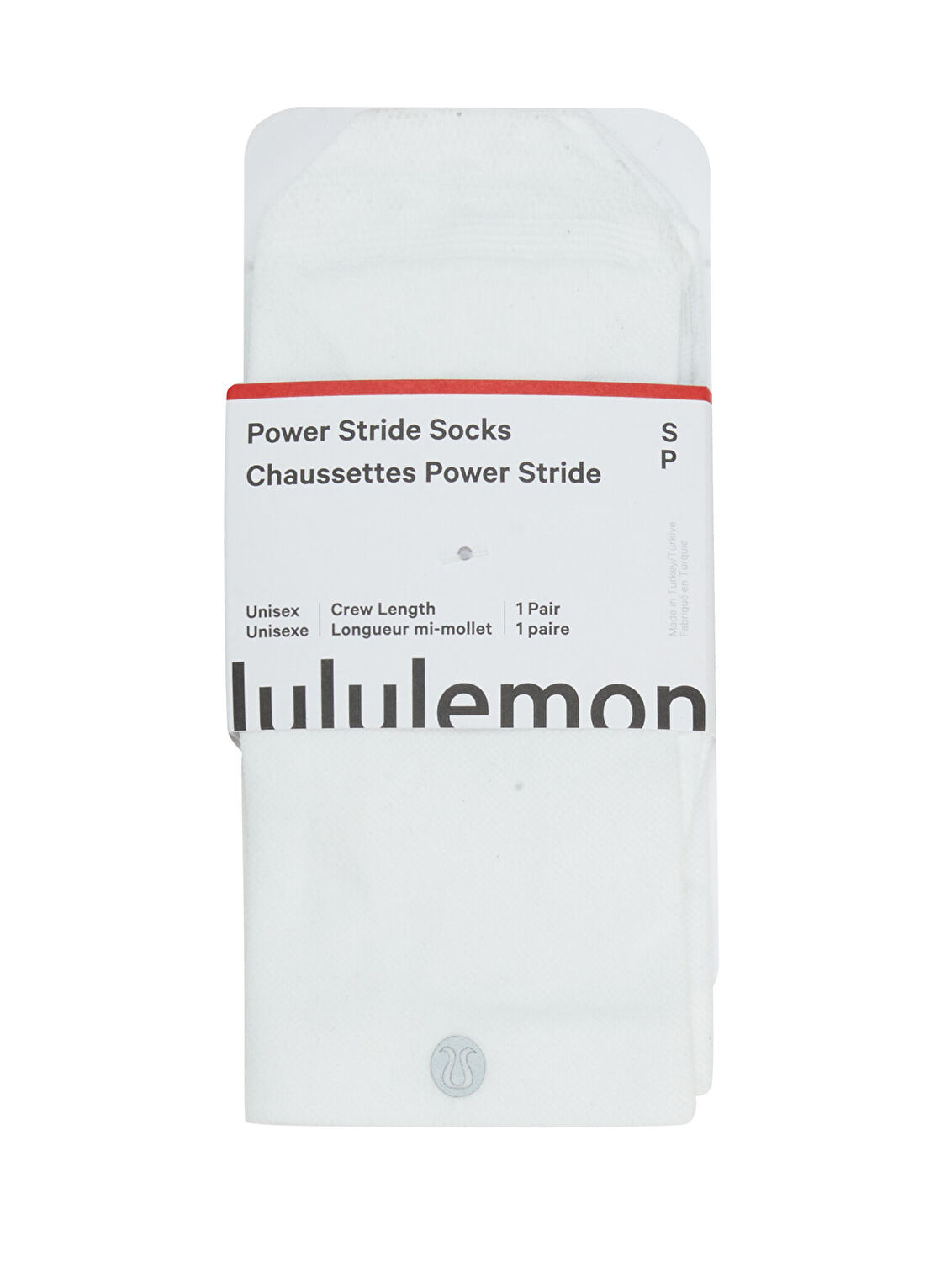 lululemon Power Stride Beyaz Kadın Çorap