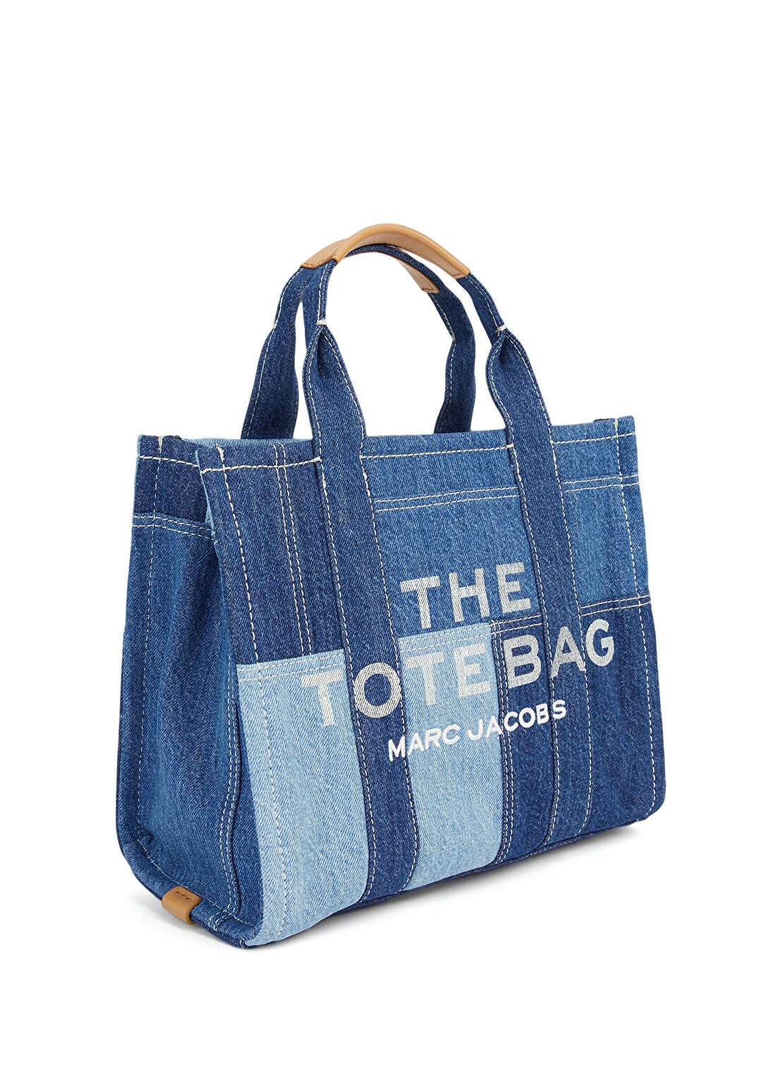 Marc Jacobs The Denim Medium Tote Mavi Kadın Çanta görsel 3