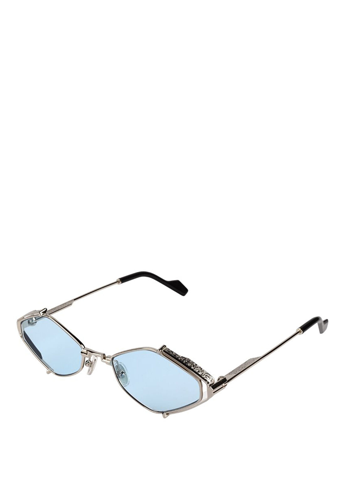 Original Vintage Sunglasses Twenties TW01 Silver-118 Gümüş Metal Unisex Güneş Gözlüğü