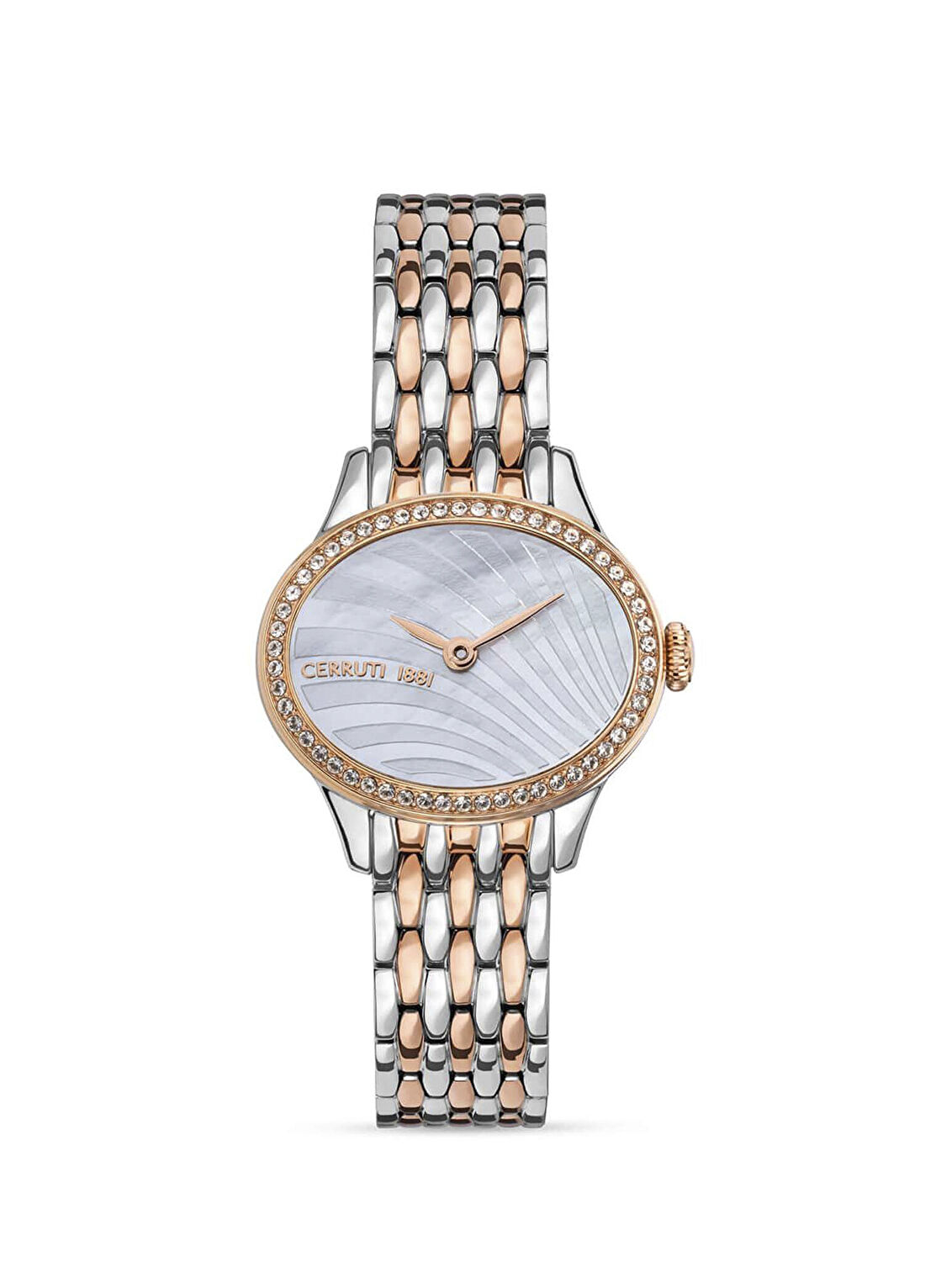 Cerruti 1881 CIWLG0073905 Metalik Gri Rose Gold Çelik Kadın Kol Saati