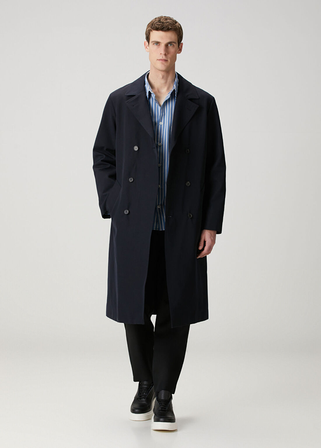 A.P.C. Lacivert Pardösü